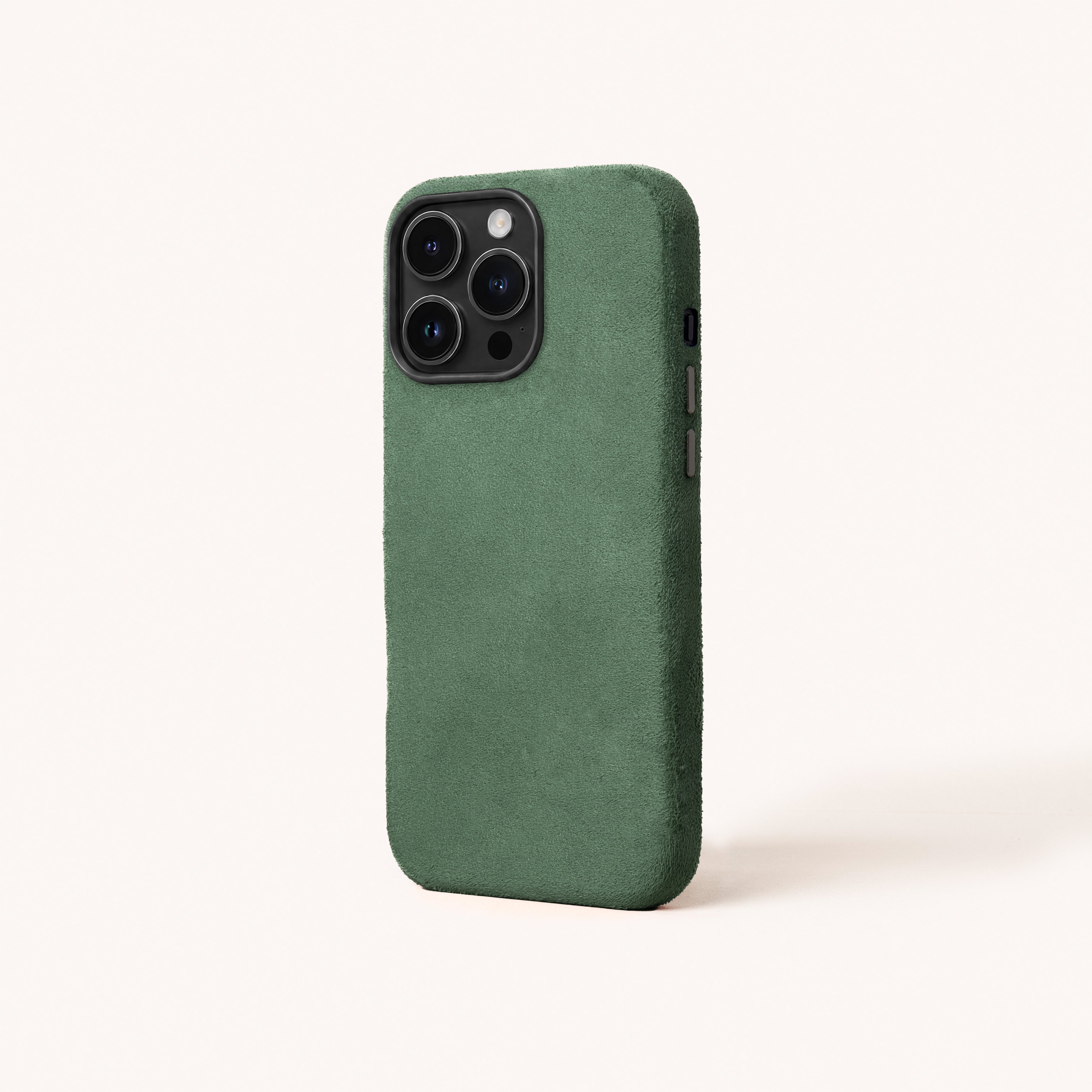 iPhone 12 Pro - Alcantara Case - Green