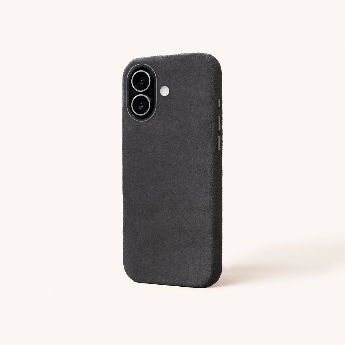 iPhone 16 - Alcantara Case - Dark Gray