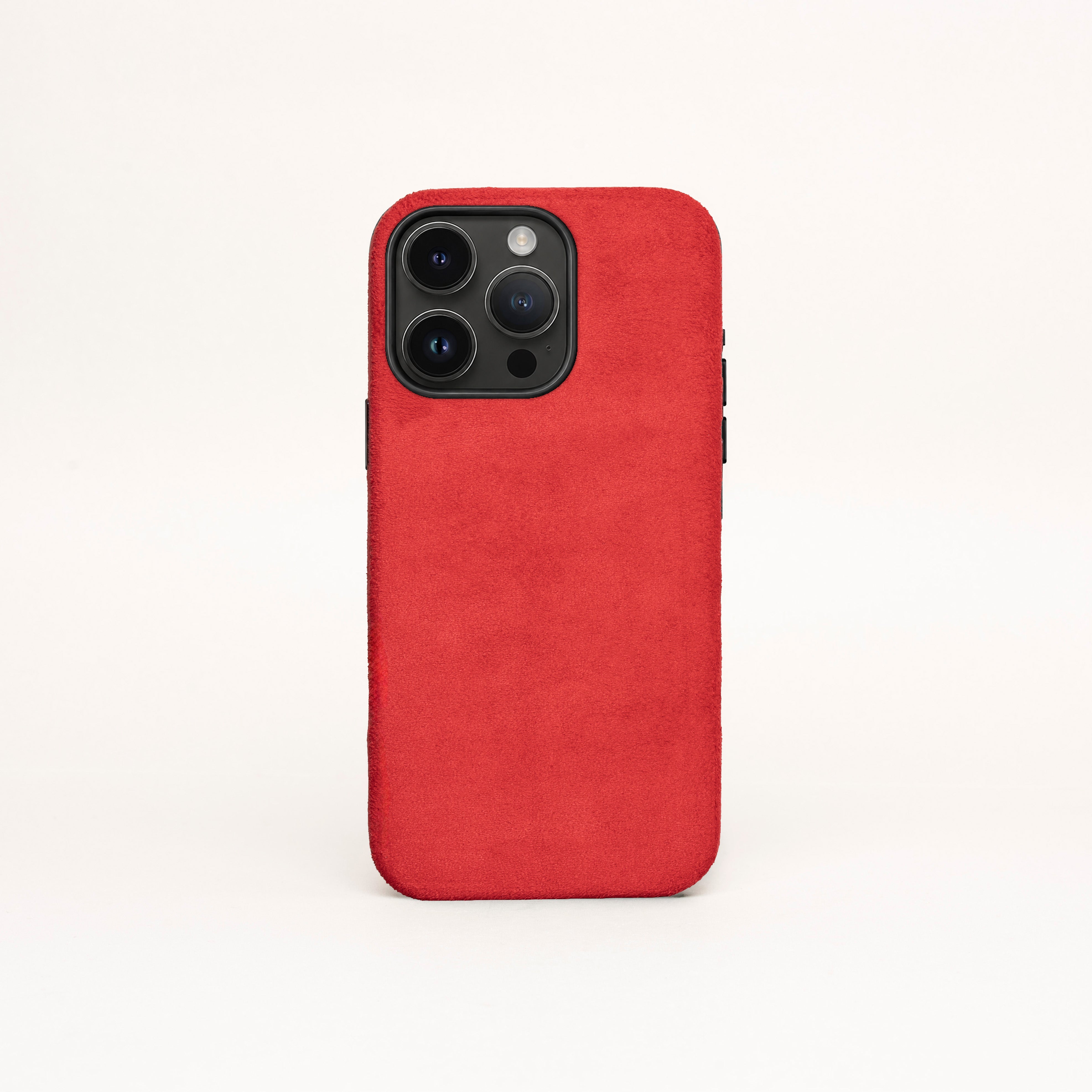 iPhone 16 Pro Max - Alcantara Case - Red