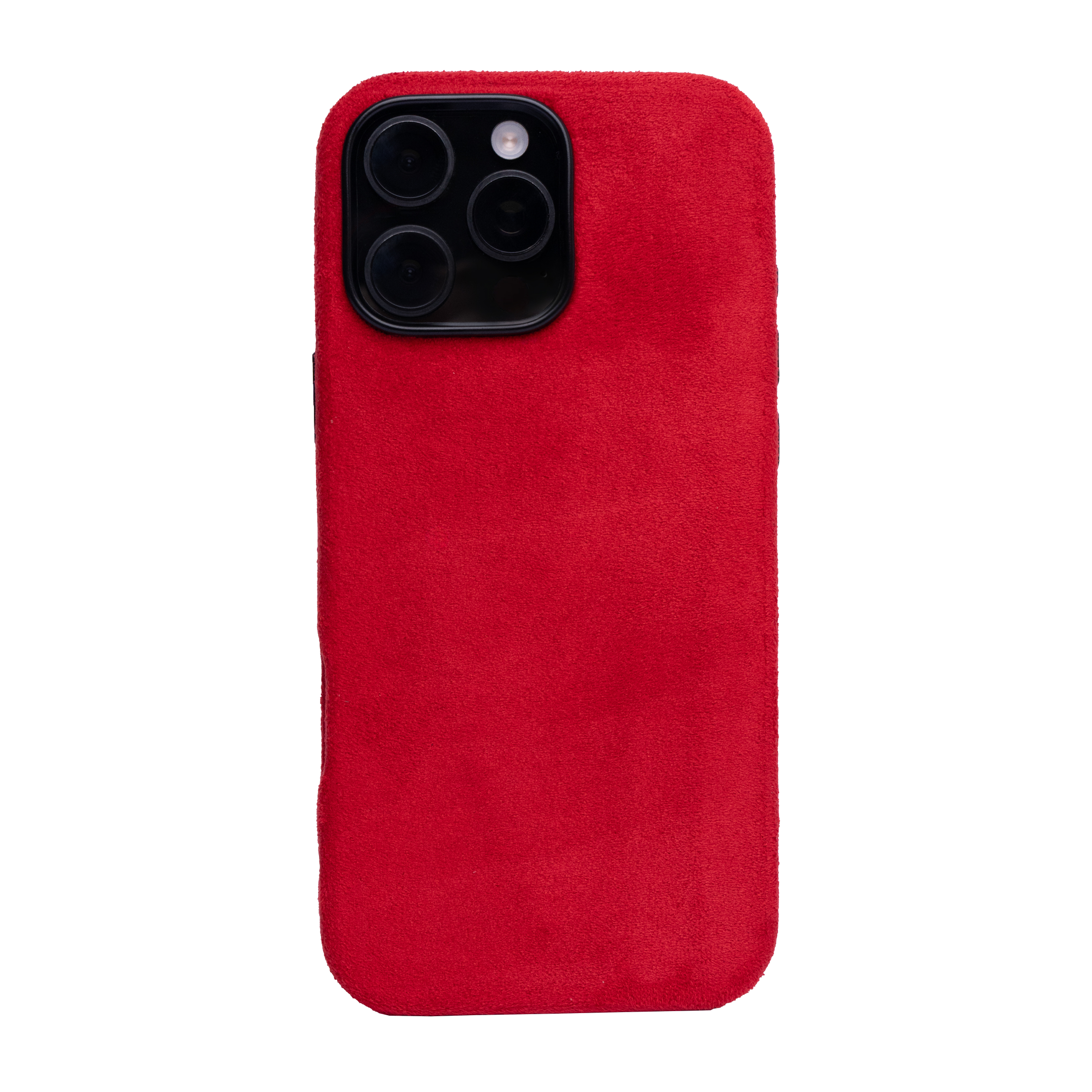 iPhone 16 Pro Max - Suede Case - Red