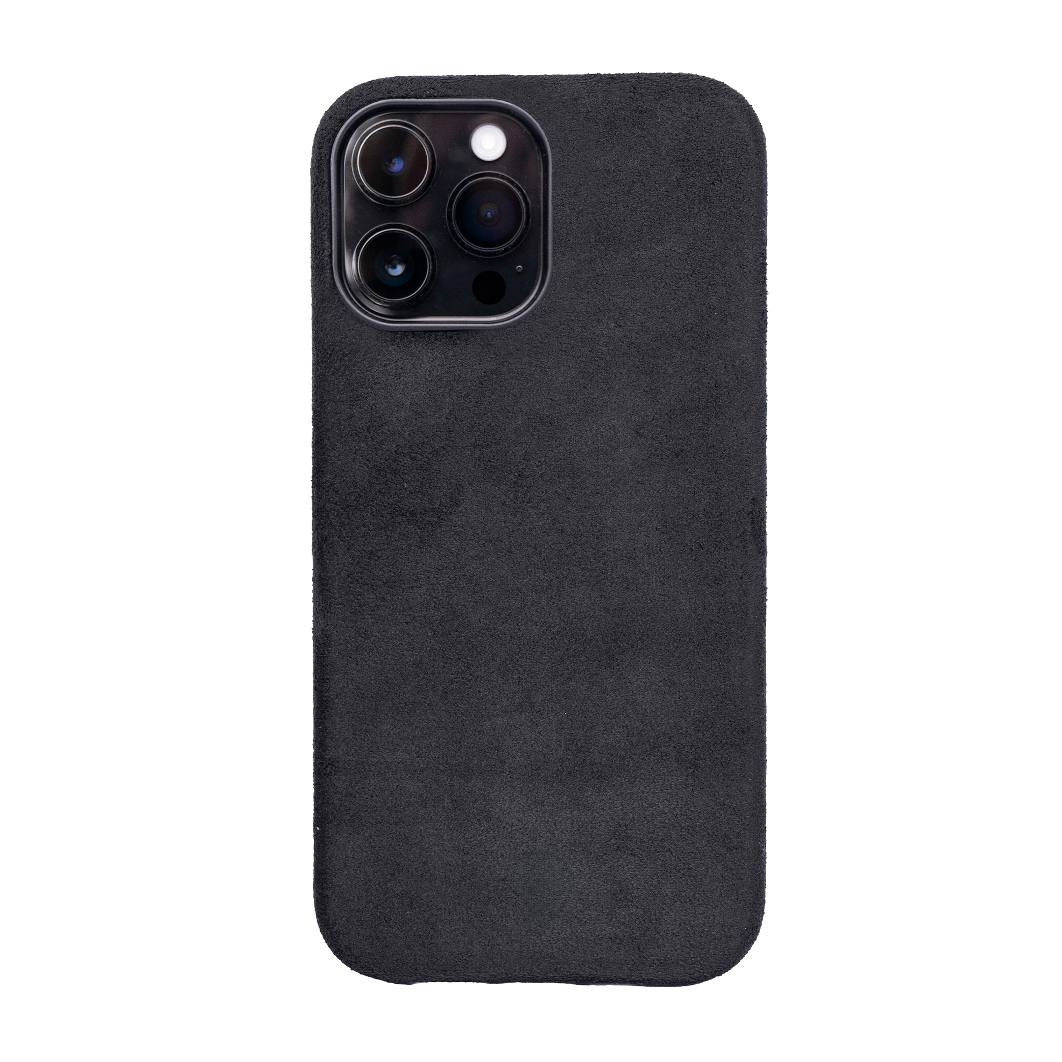 iPhone 15 Pro - Suede Case - Dark Gray