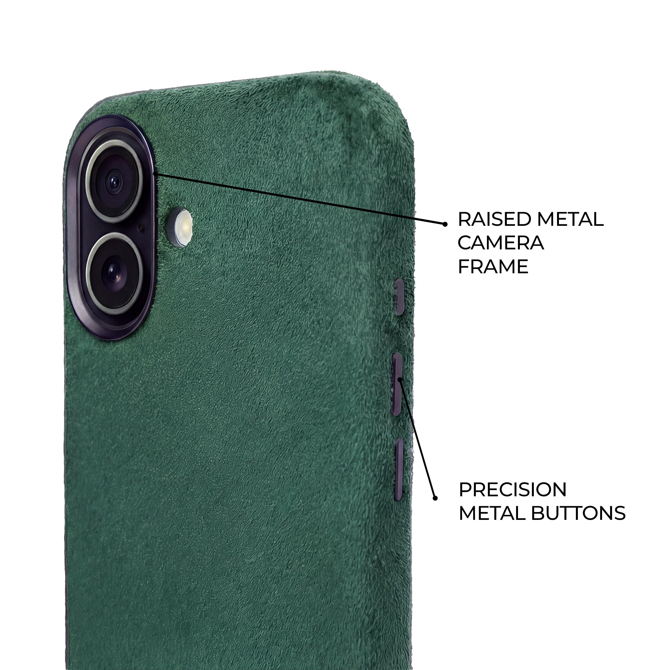 iPhone 17 - Suede Case - Green