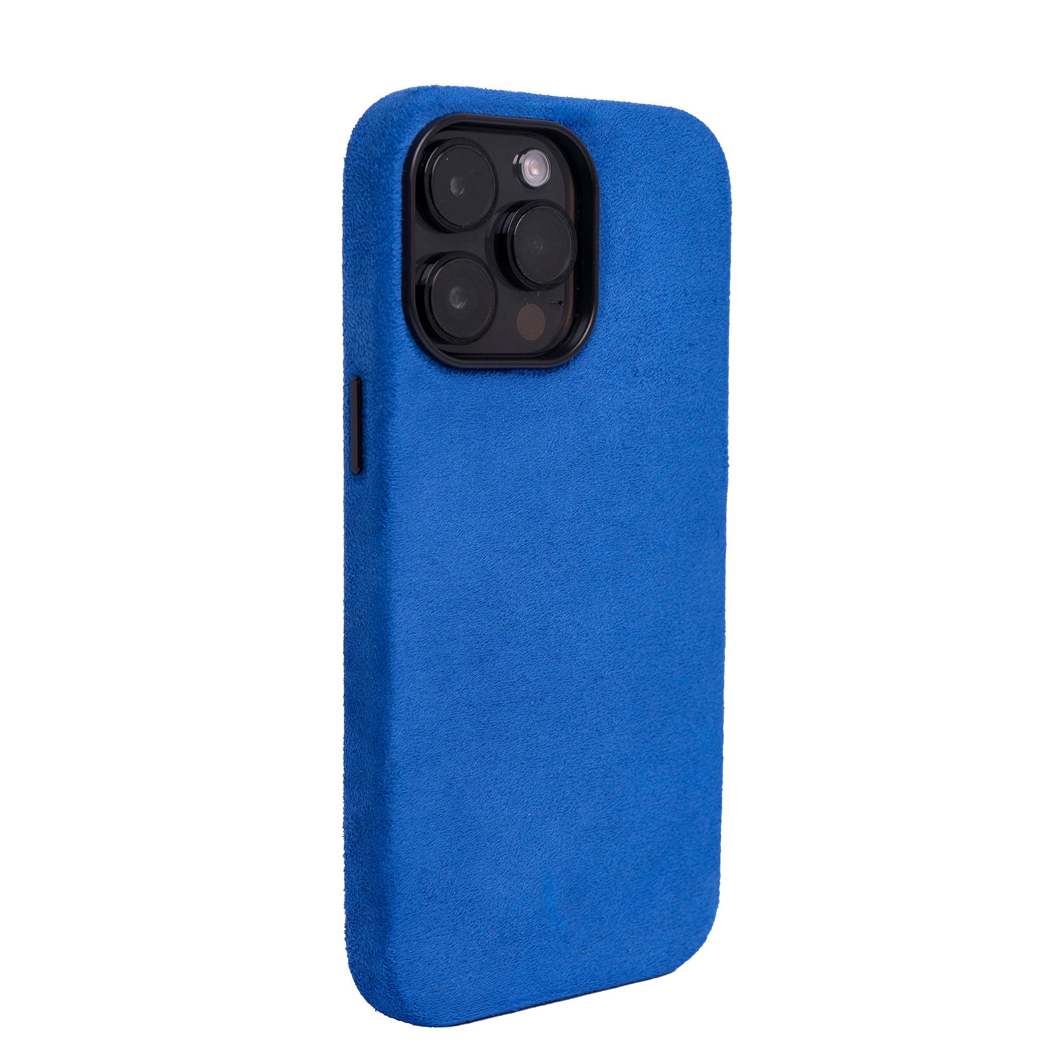 iPhone 14 Pro - Suede Case - Electric Blue