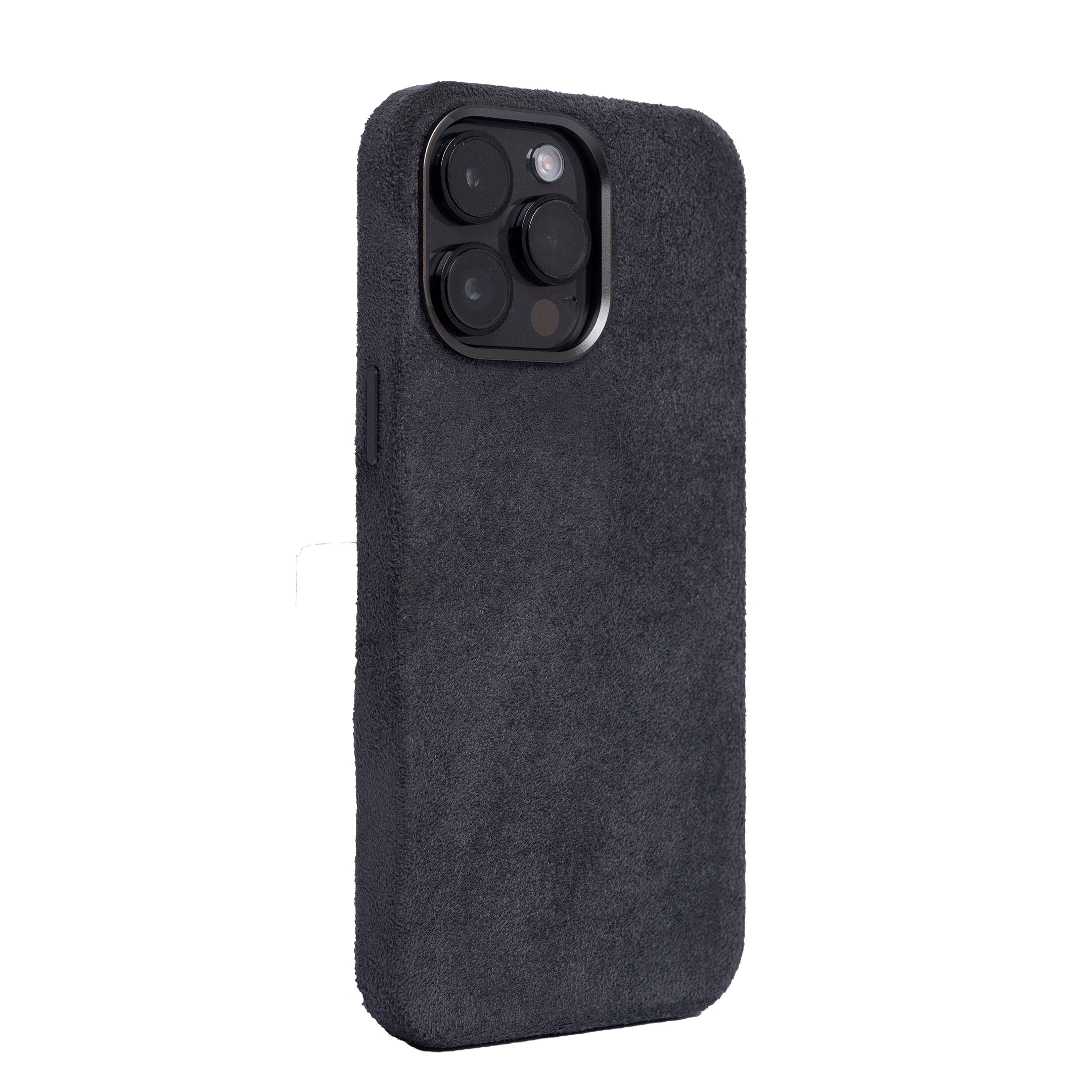 iPhone 13 Pro Max - Suede Case - Dark Gray