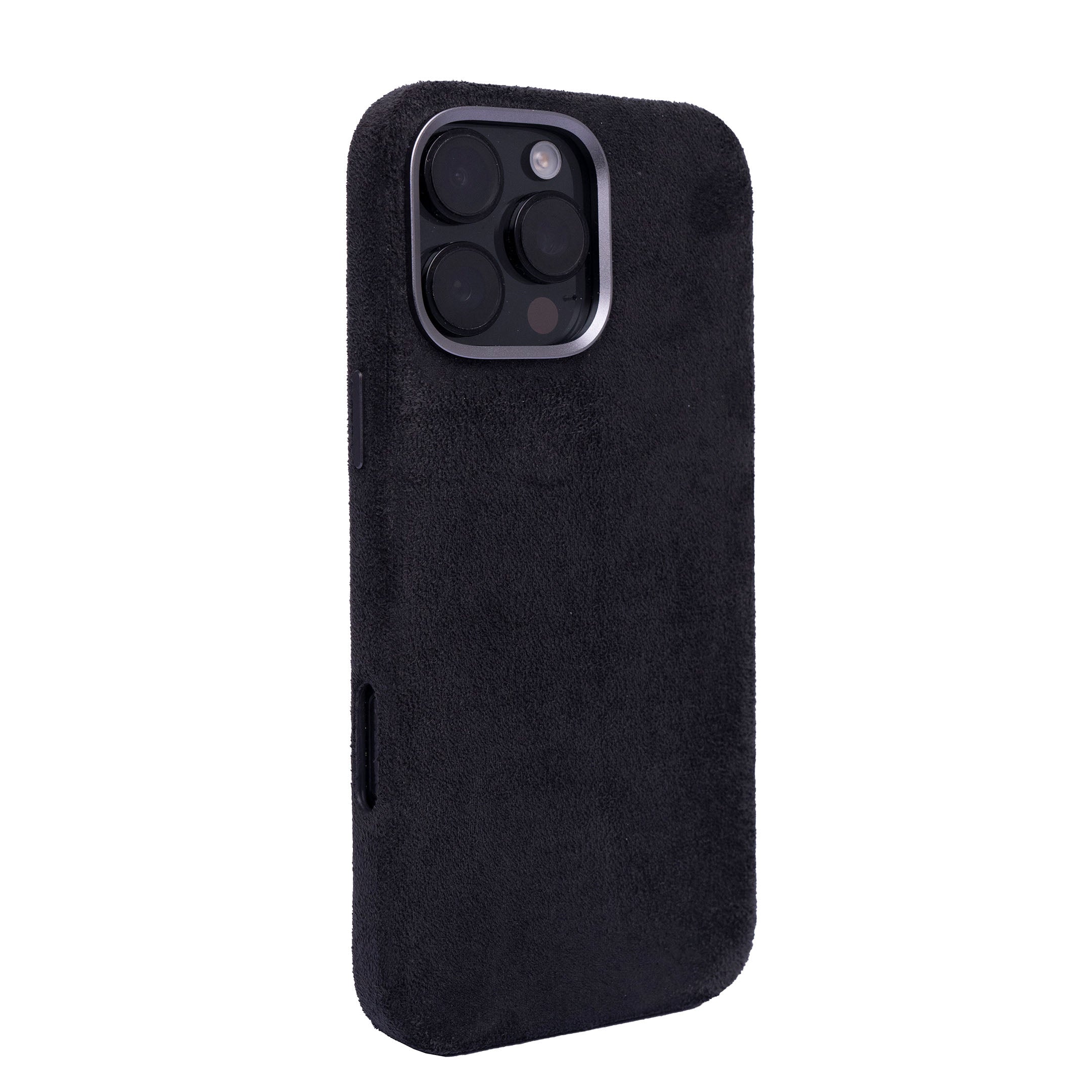 iPhone 16 Pro - Suede Case - Dark Gray