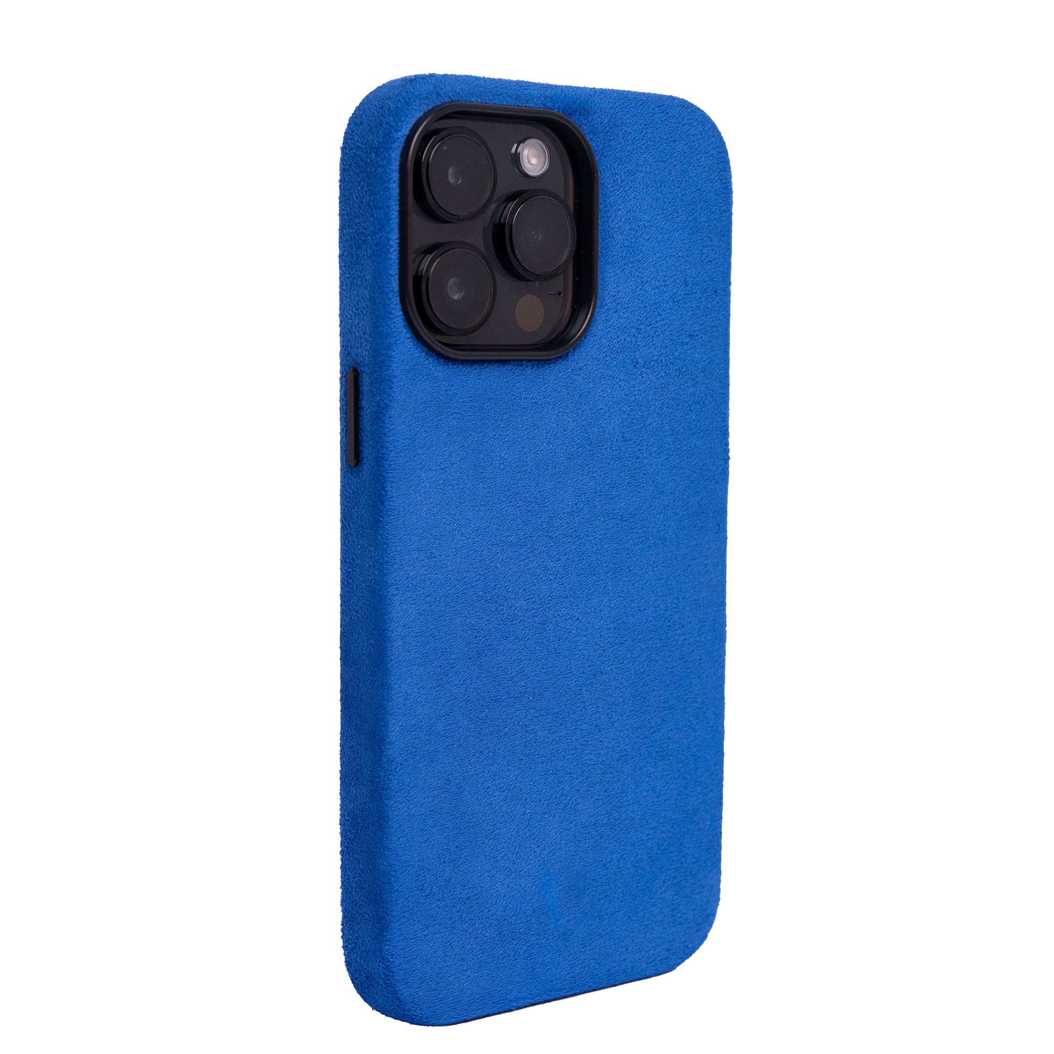 iPhone 15 Pro Max - Suede Case - Electric Blue