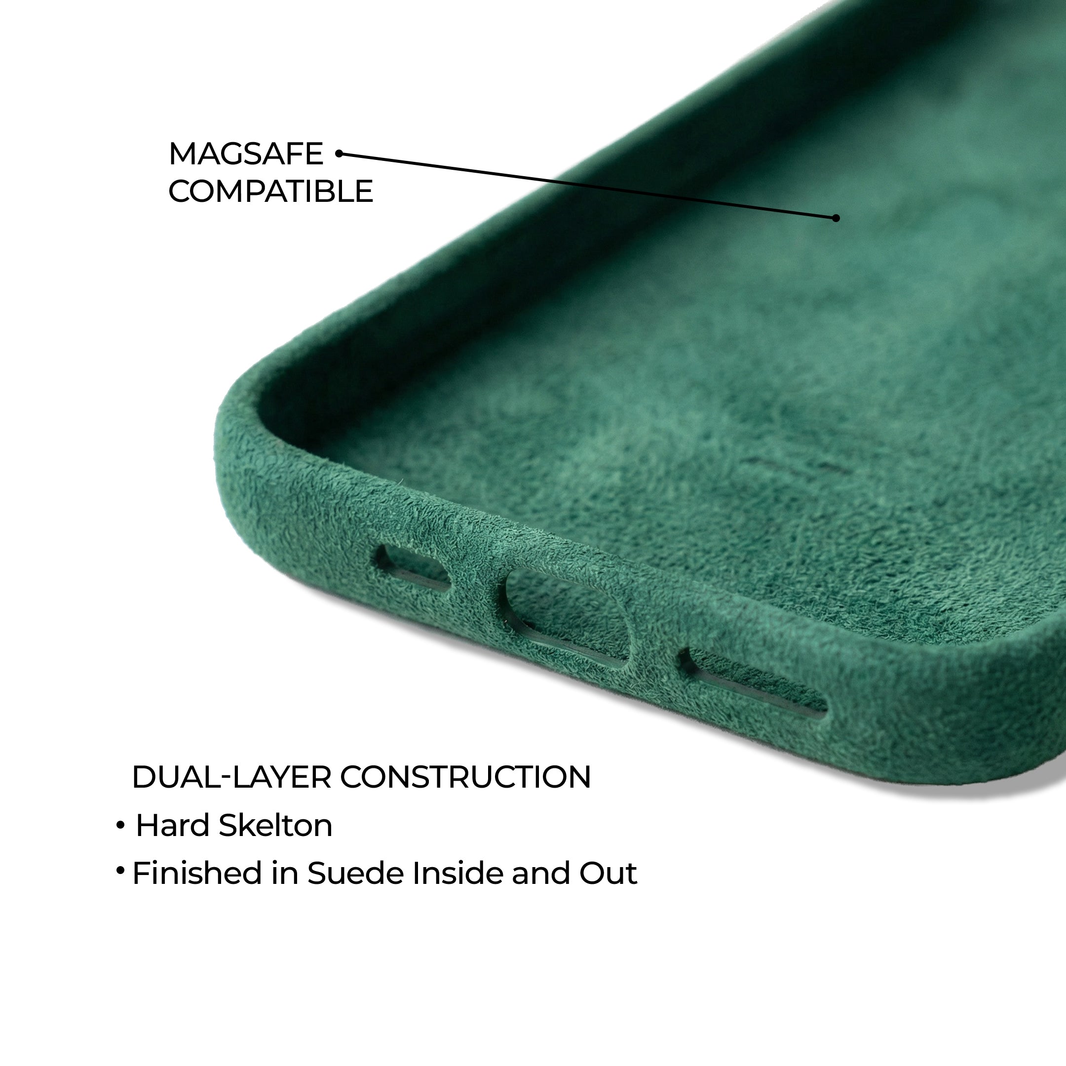 iPhone 17 - Suede Case - Green
