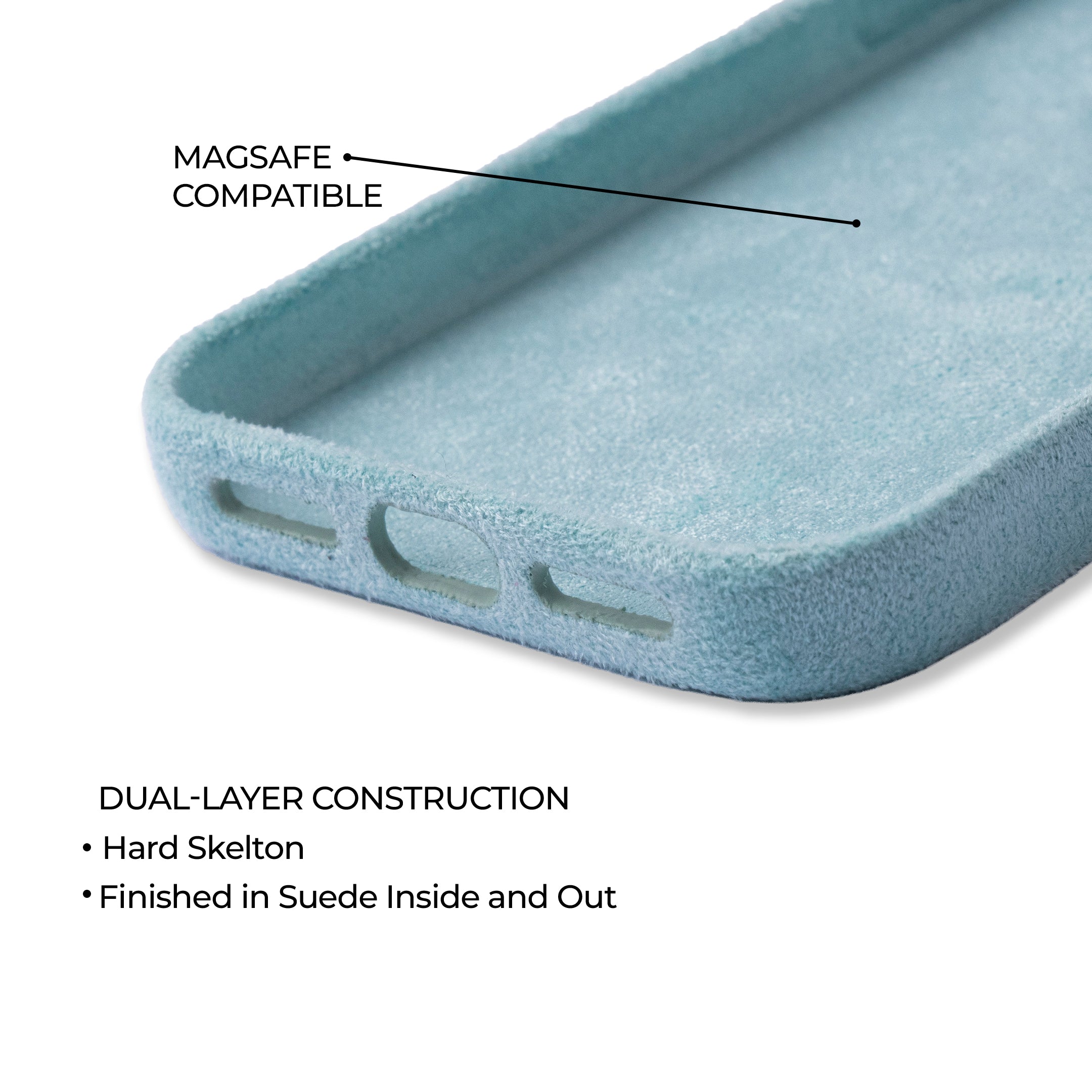 iPhone 17 Pro Max - Suede Case - Turquoise
