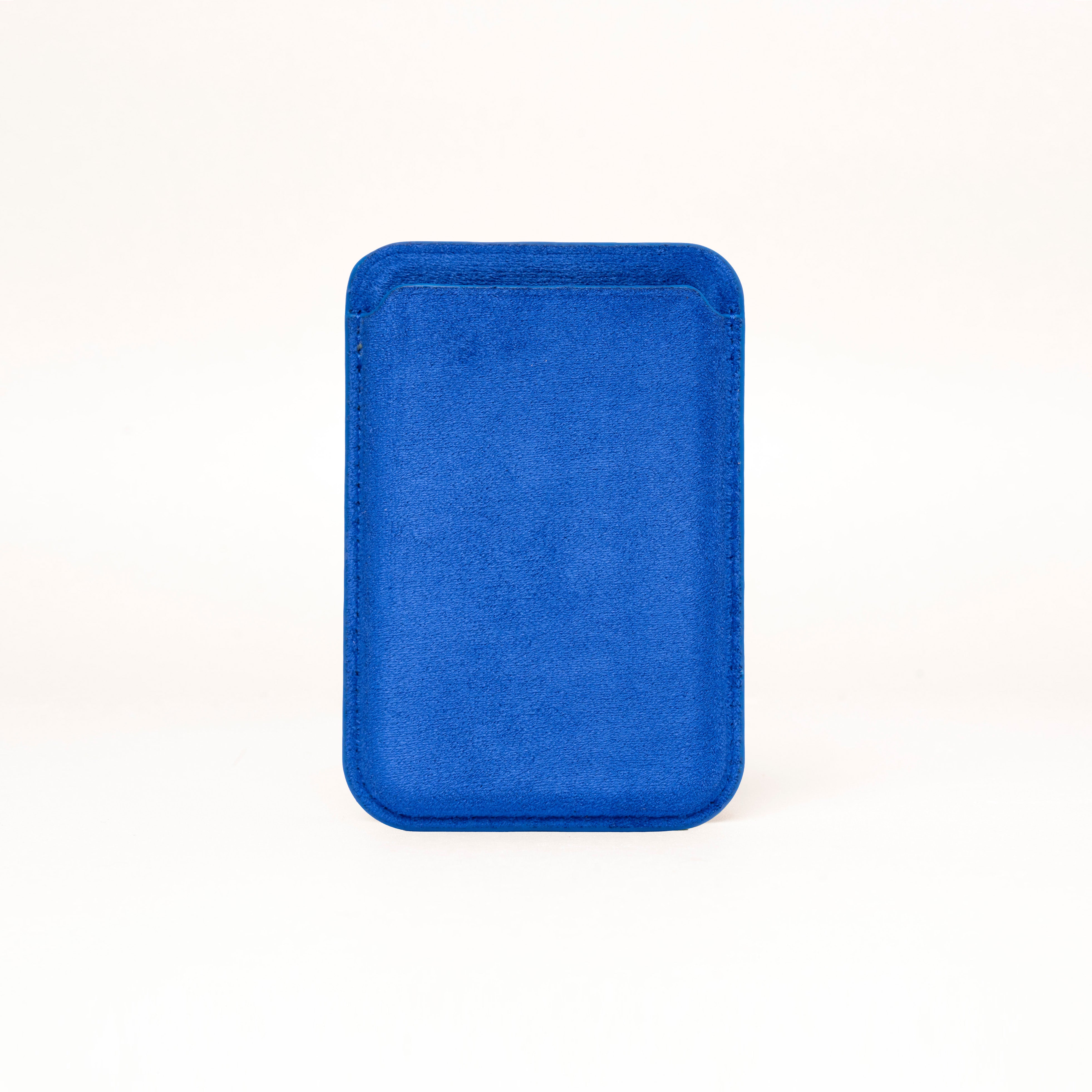 Alcantara Wallet - Electric Blue