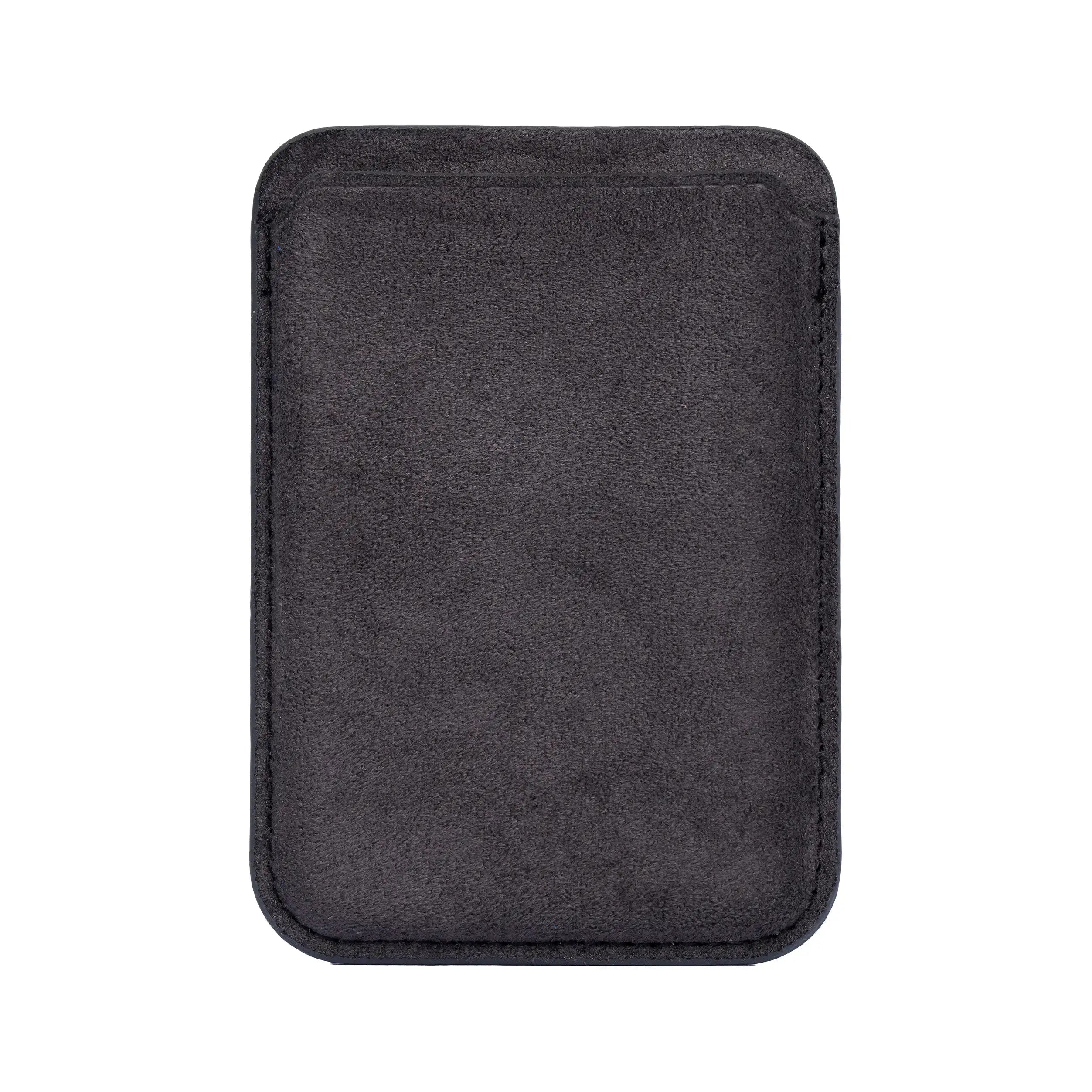 Suede Wallet - Dark Gray