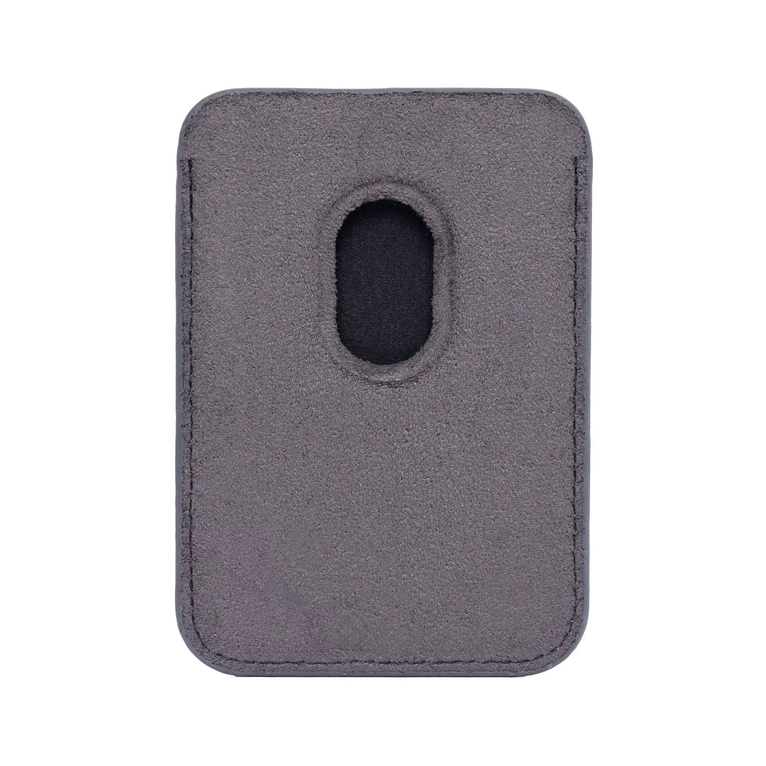 Suede Wallet - Nardo Gray