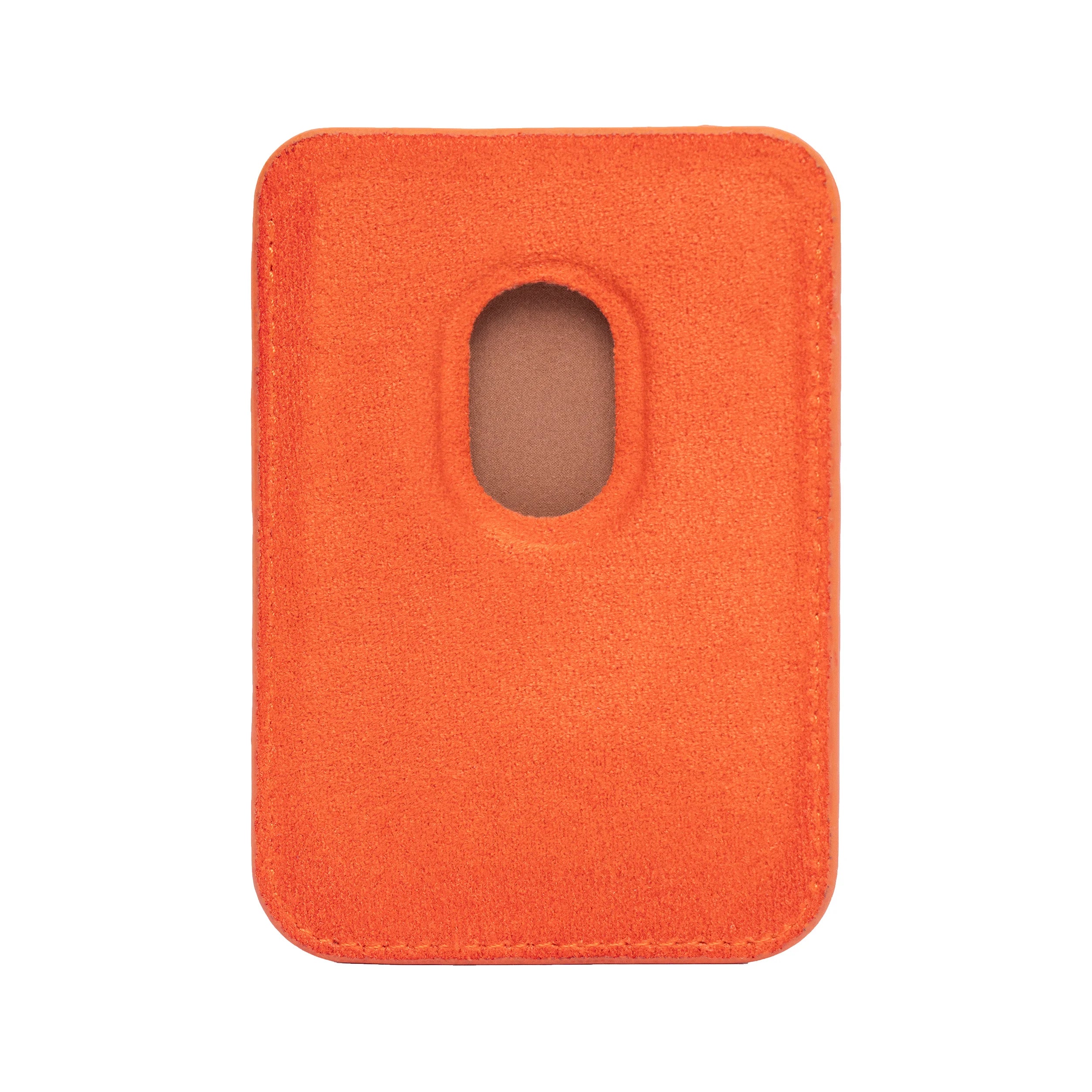 Suede Wallet - Orange