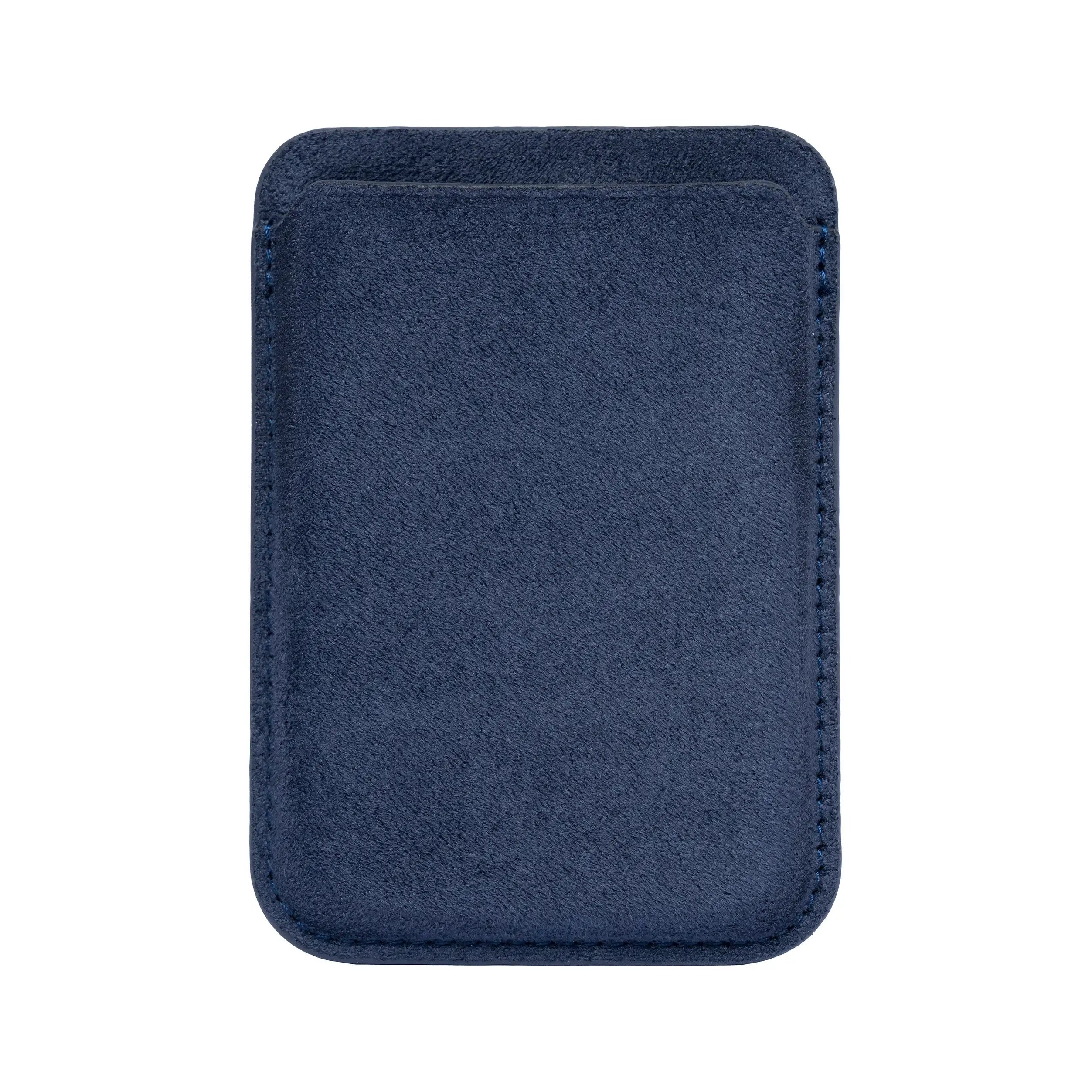 Suede Wallet - Navy Blue