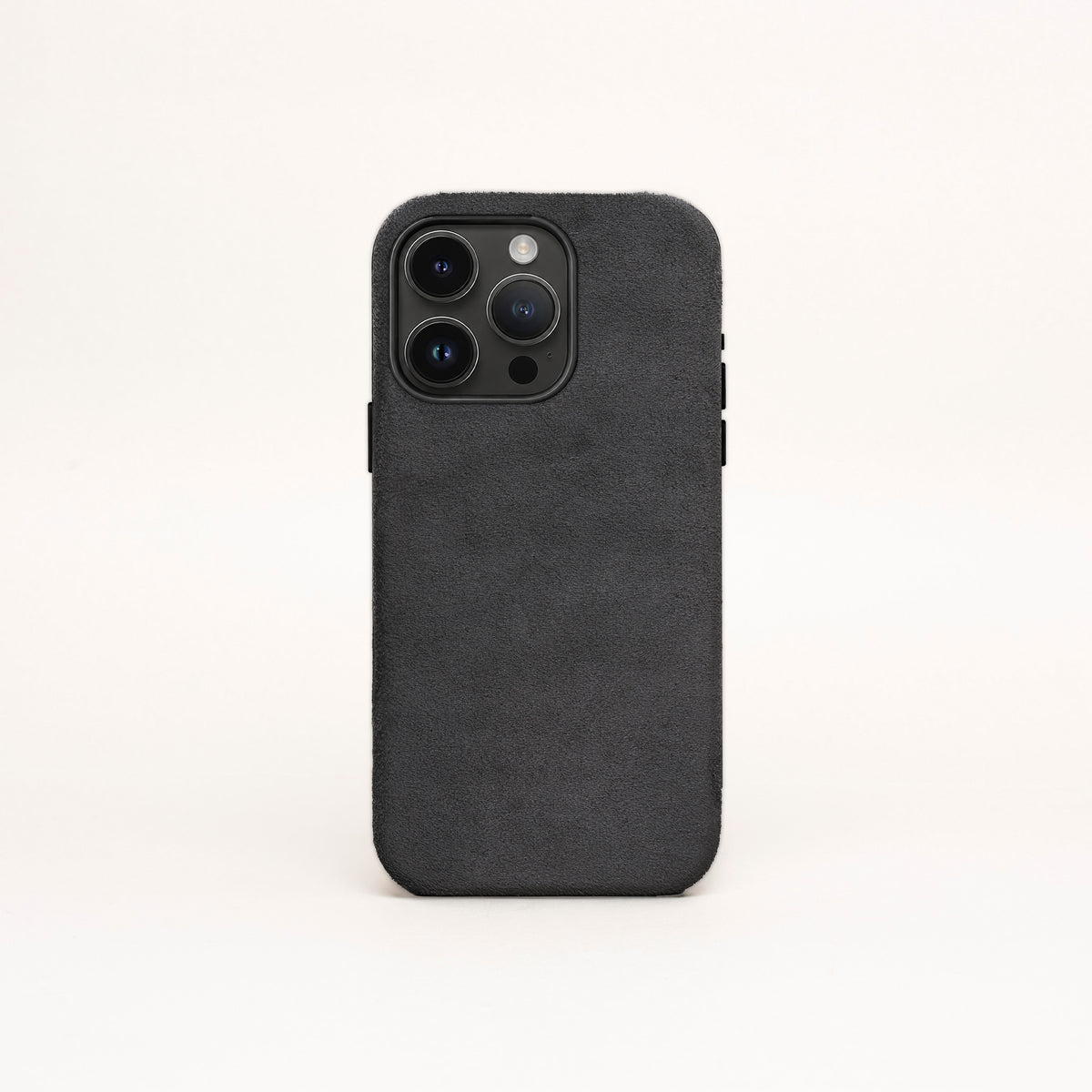 iPhone 15 Pro Max - Alcantara Case - Dark Gray