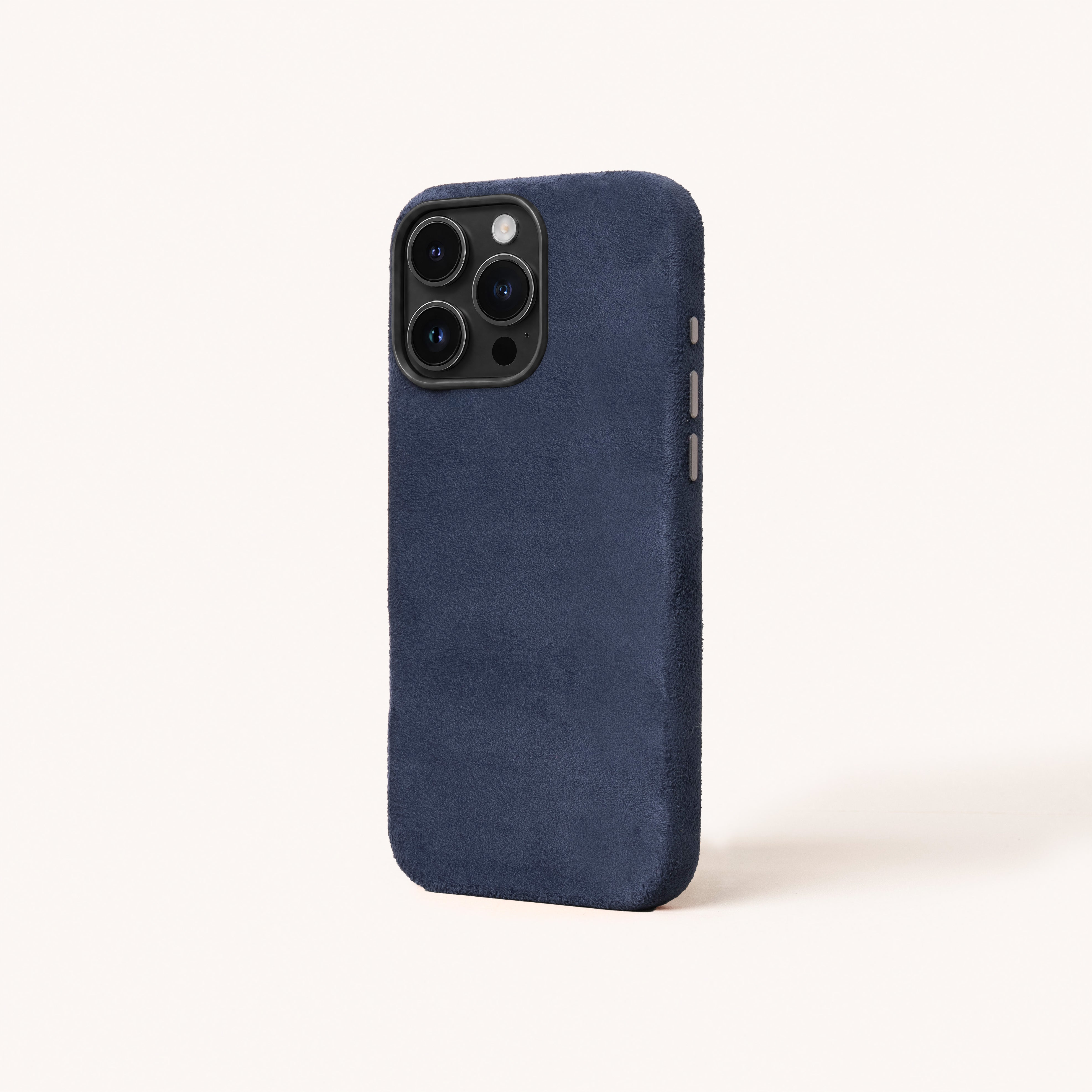 iPhone 16 Pro - Alcantara Case - Navy Blue