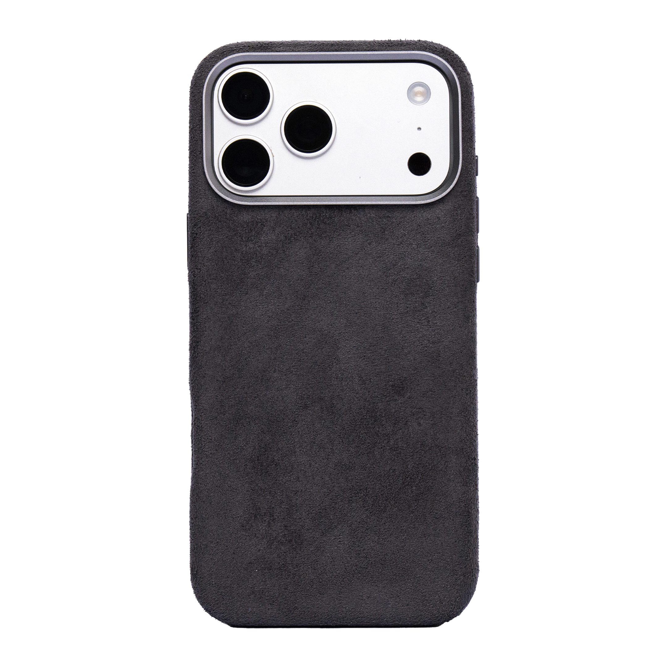 iPhone 17 Pro Max - Suede Case - Dark Gray
