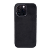 iPhone 15 Pro Max - Suede Case - Black