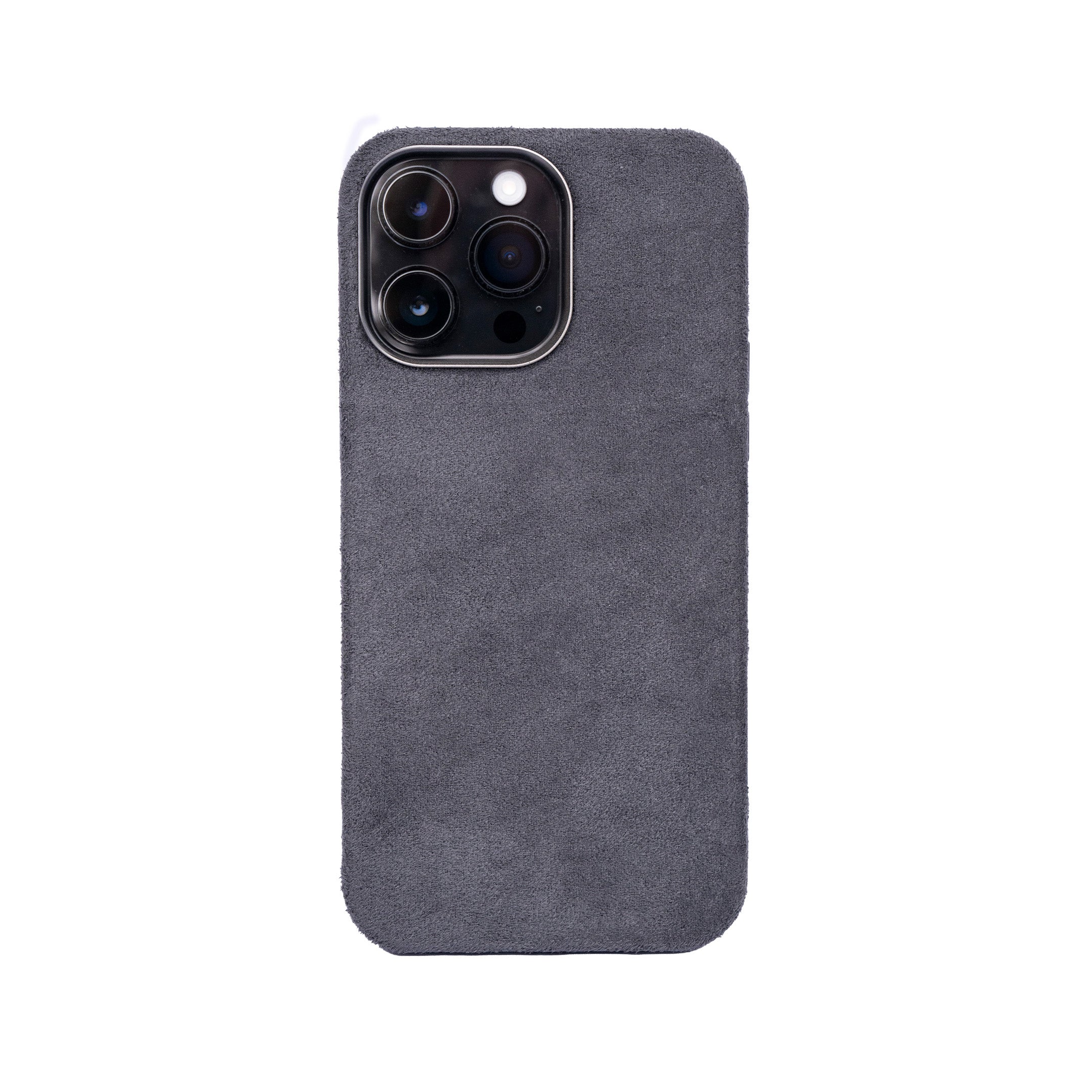 iPhone 15 Pro - Suede Case - Nardo Gray