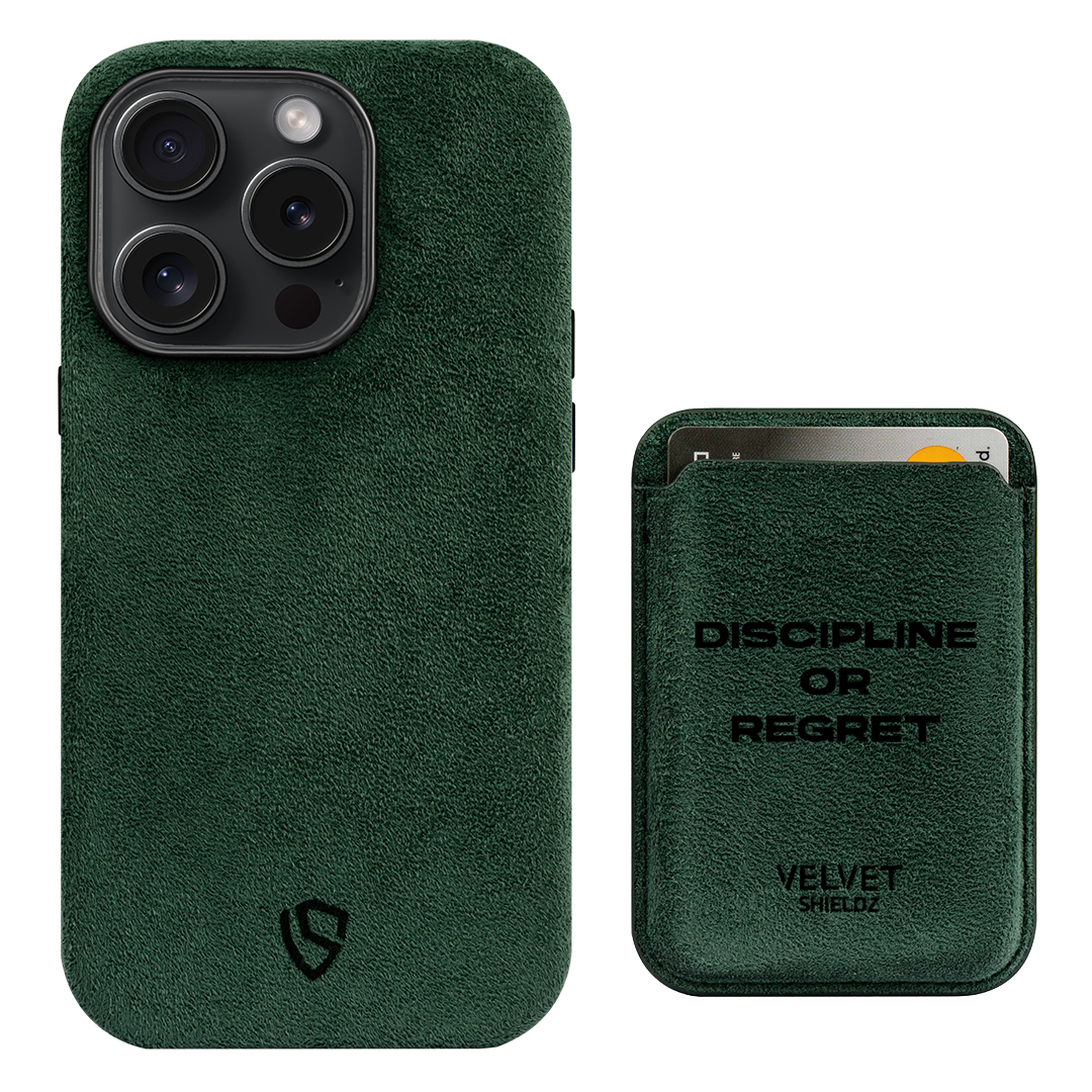 Discipline Or Regret - iPhone Case + Wallet