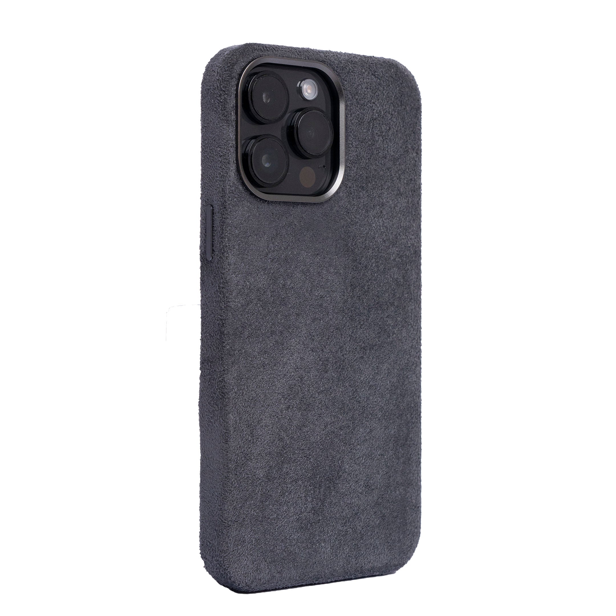 iPhone 15 Pro Max - Suede Case - Nardo Gray