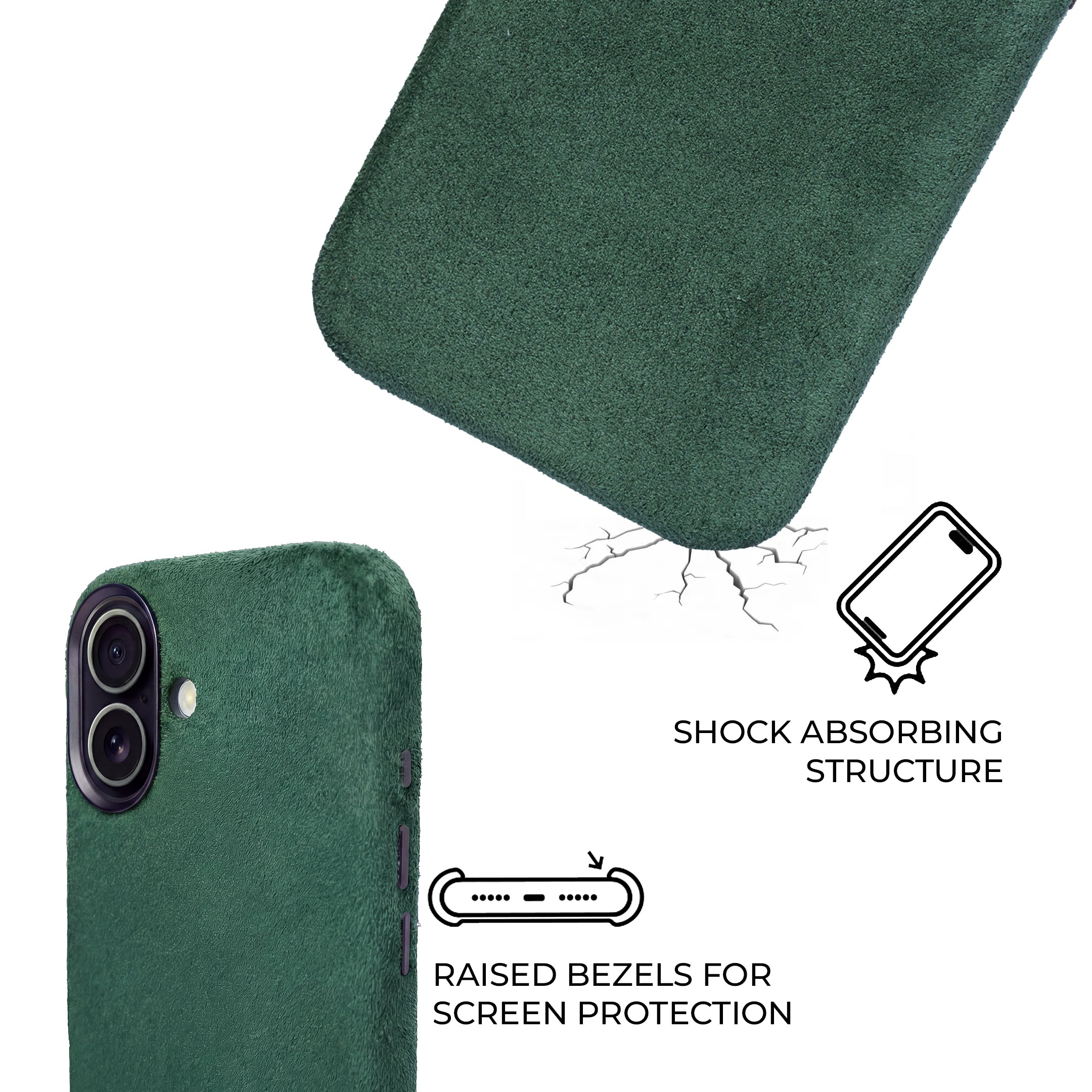 iPhone 17 - Suede Case - Green