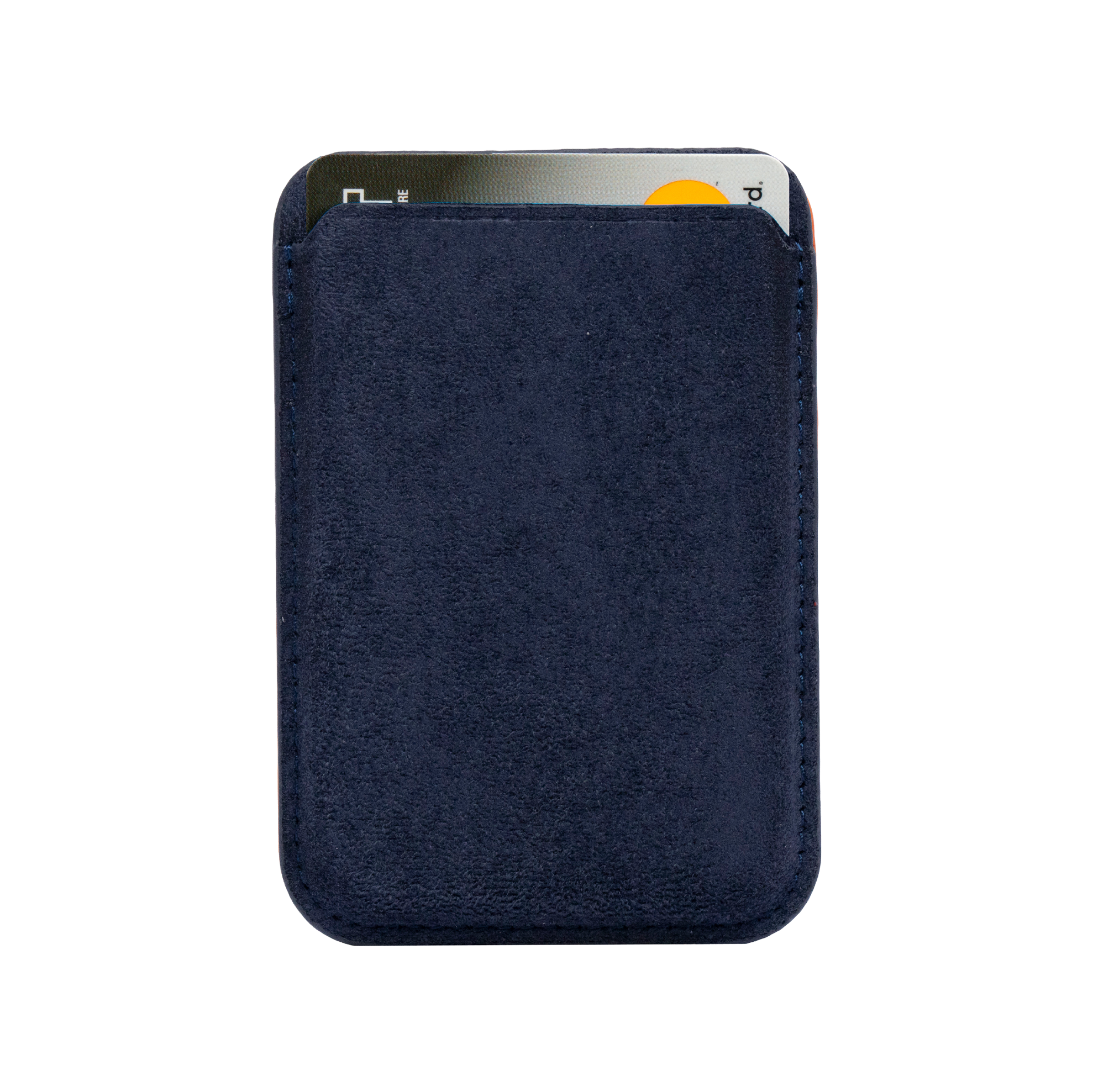 Suede Wallet - Navy Blue