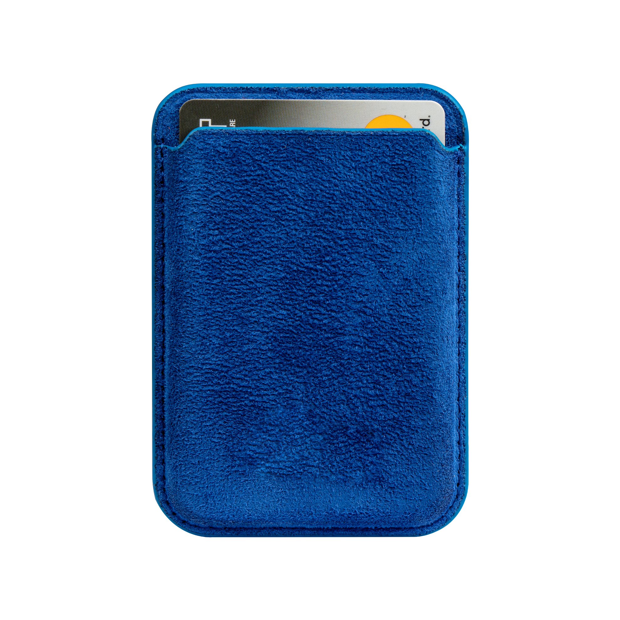 Suede Wallet - Electric Blue