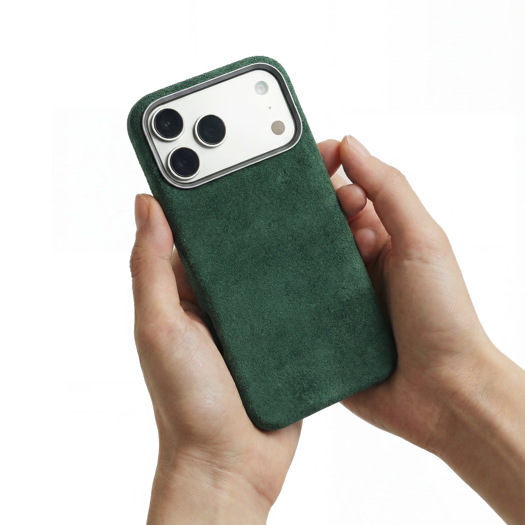 iPhone 17 Pro - Suede Case - Green