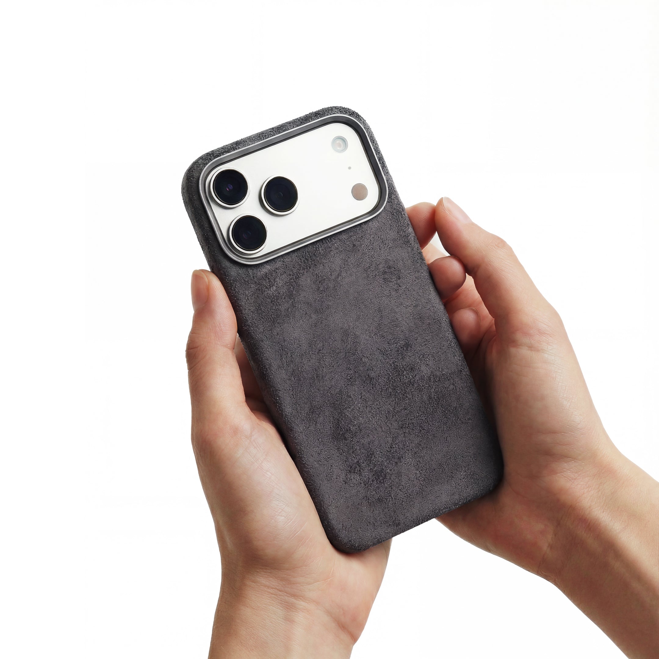 iPhone 17 Pro Max - Suede Case - Nardo Gray