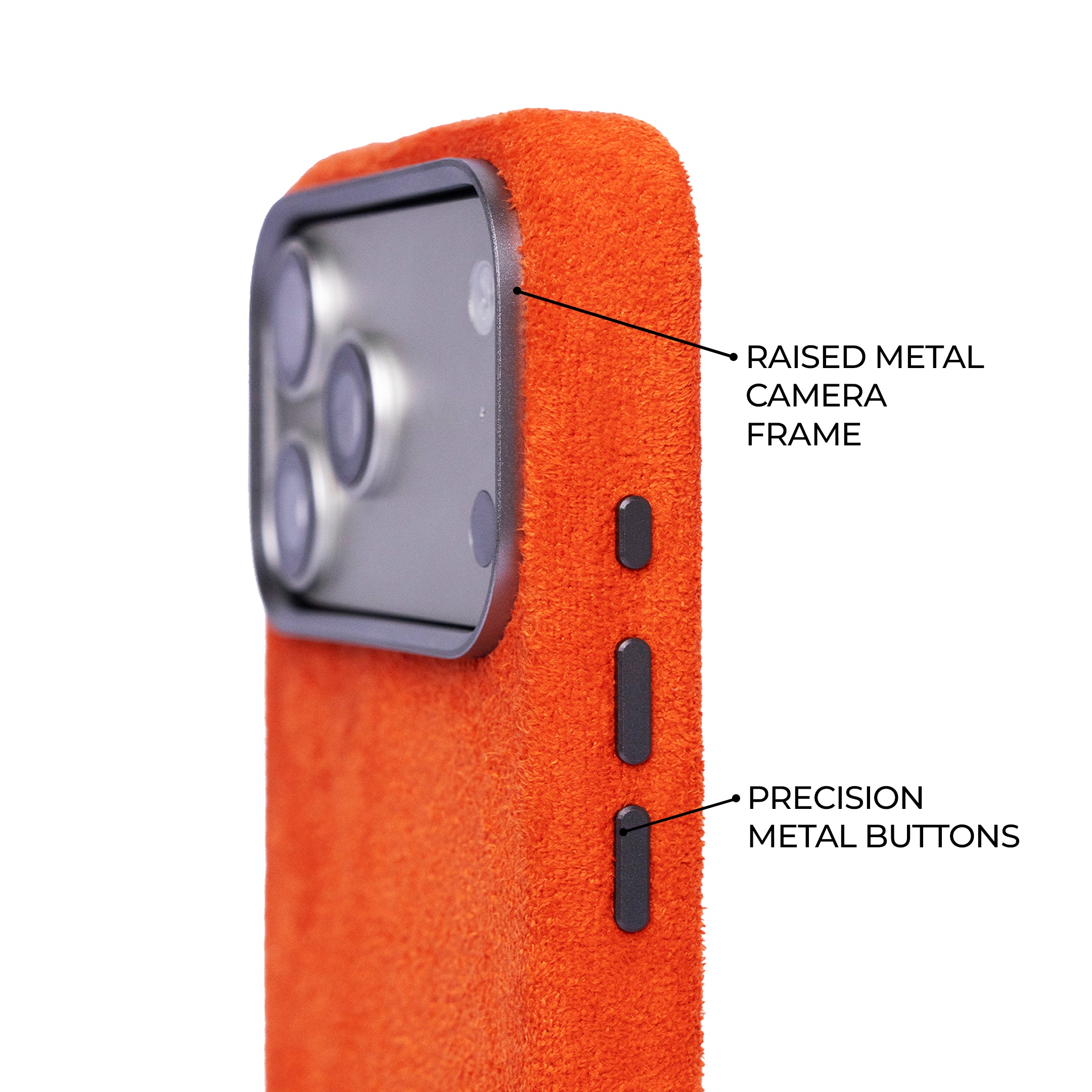iPhone 17 Pro - Suede Case - Orange