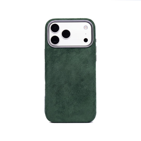 iPhone 17 Pro Max - Suede Case - Green
