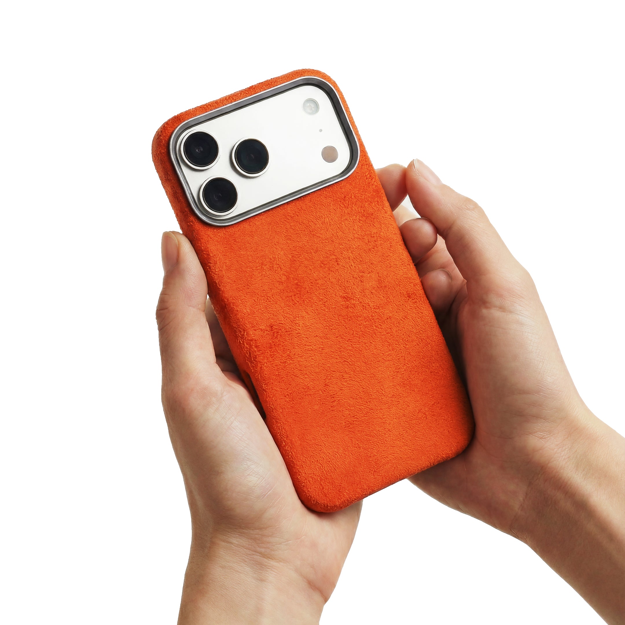 iPhone 17 Pro Max - Suede Case - Orange