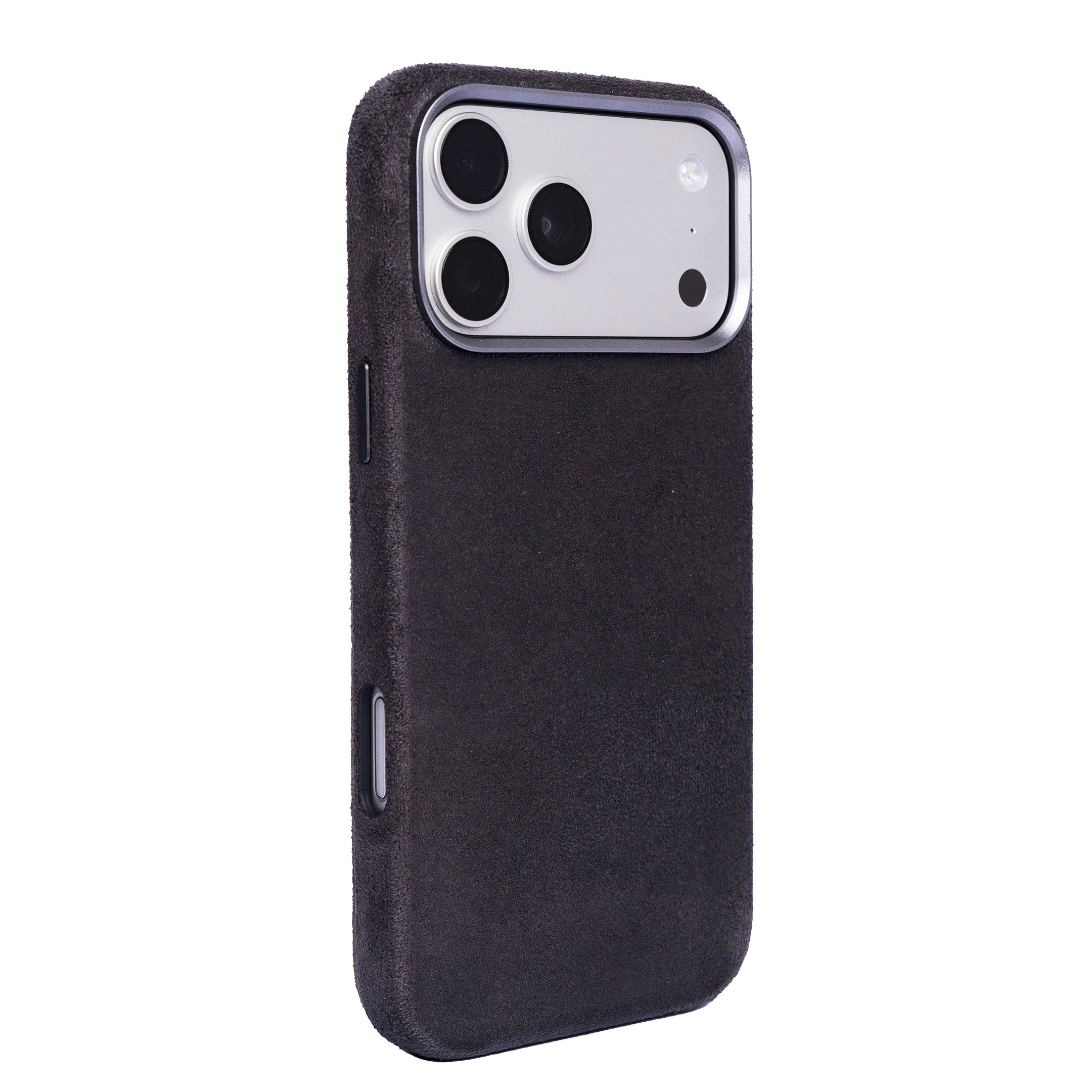 iPhone 17 Pro Max - Suede Case - Dark Gray