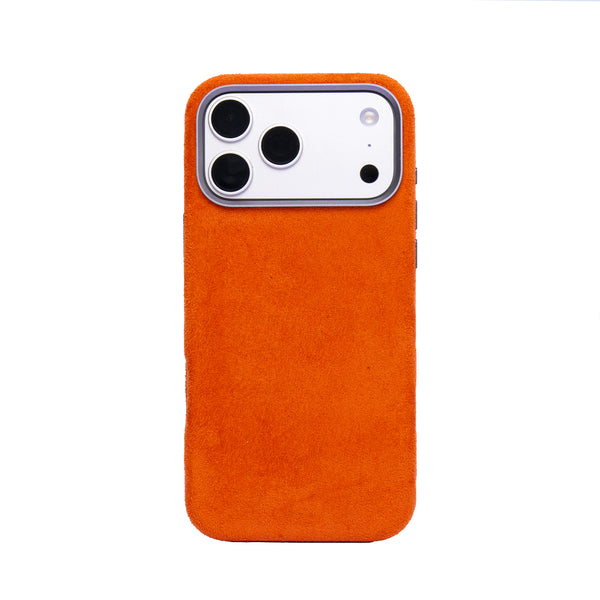 iPhone 17 Pro Max - Suede Case - Orange