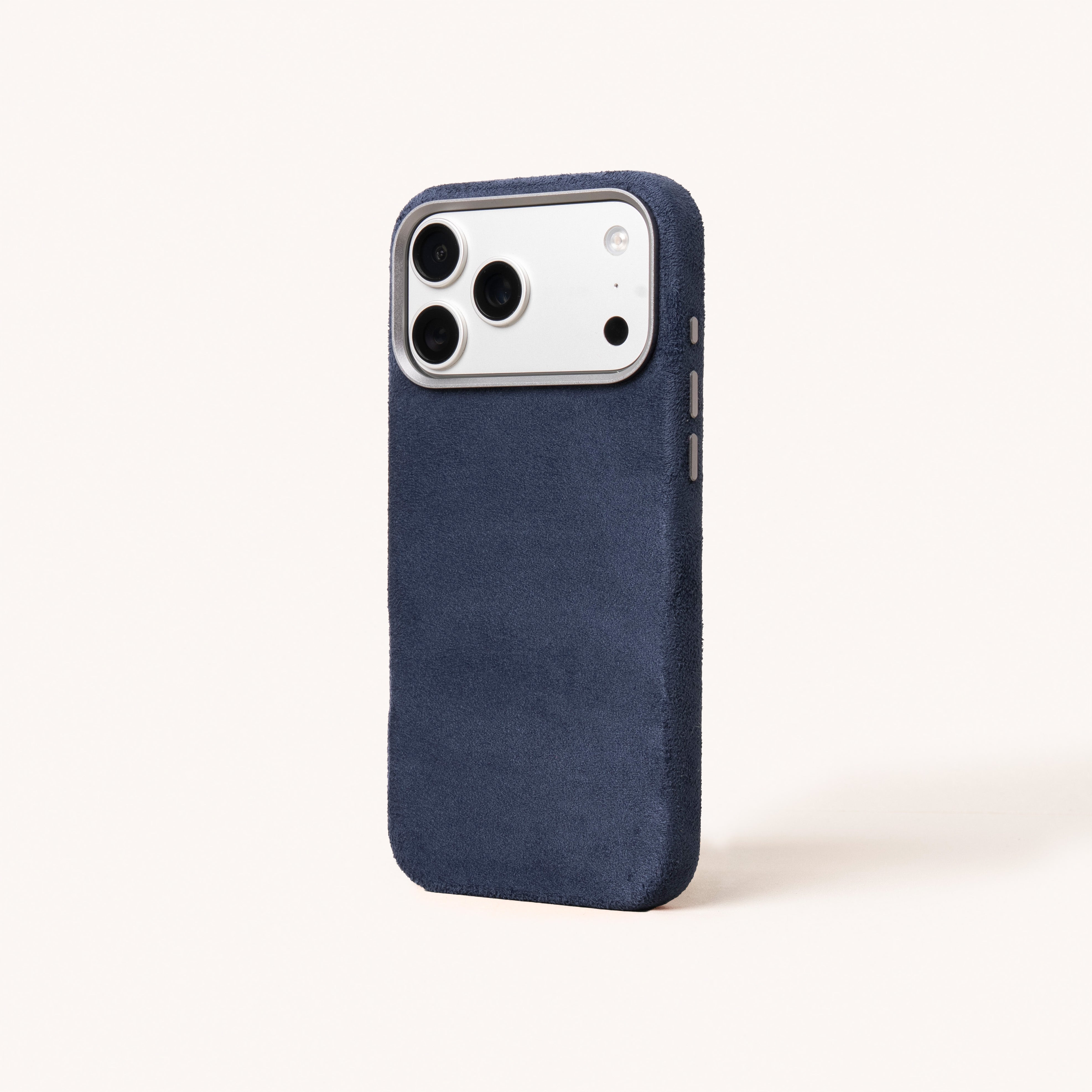 iPhone 17 Pro Max - Alcantara Case - Navy Blue