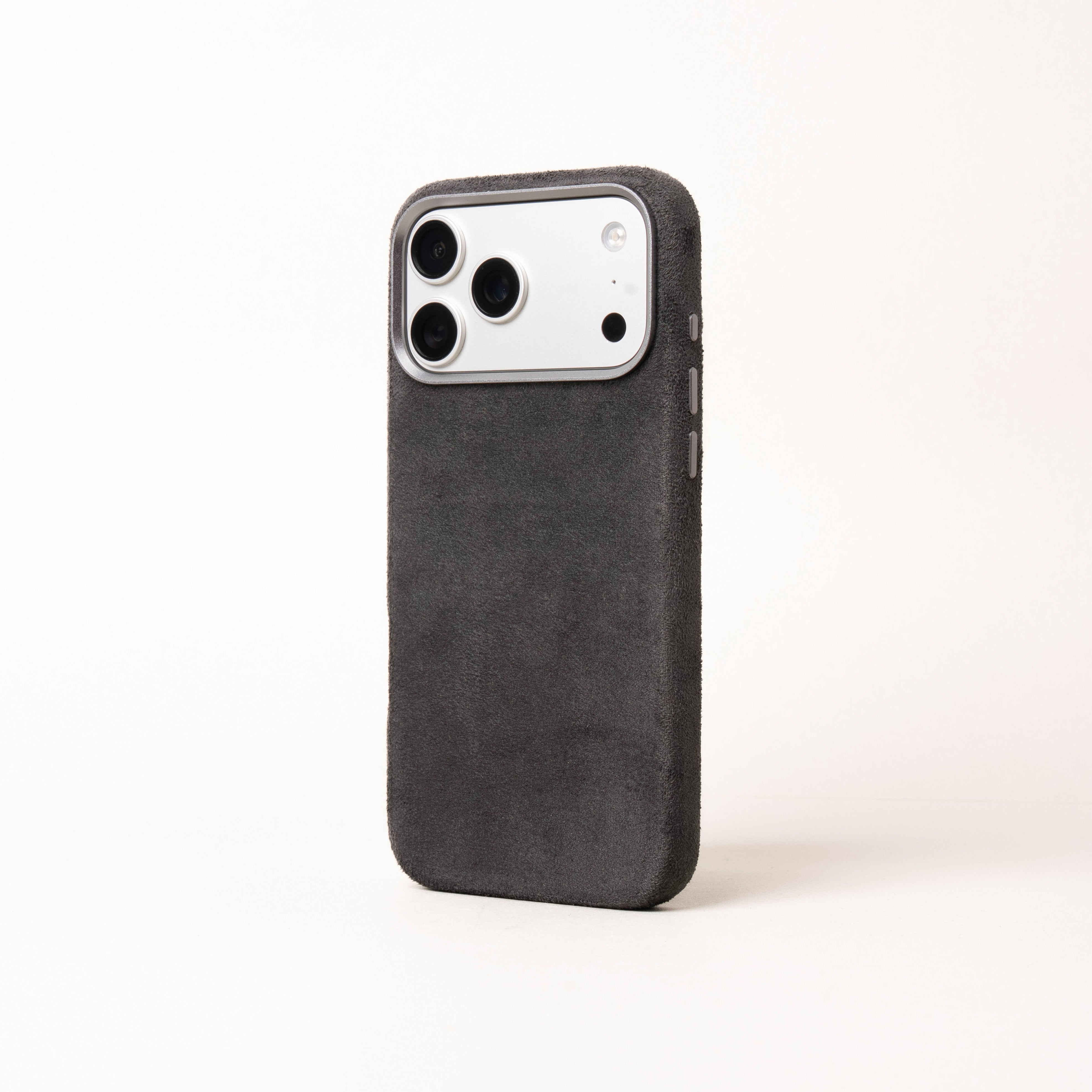 iPhone 17 Pro Max - Alcantara Case - Dark Gray