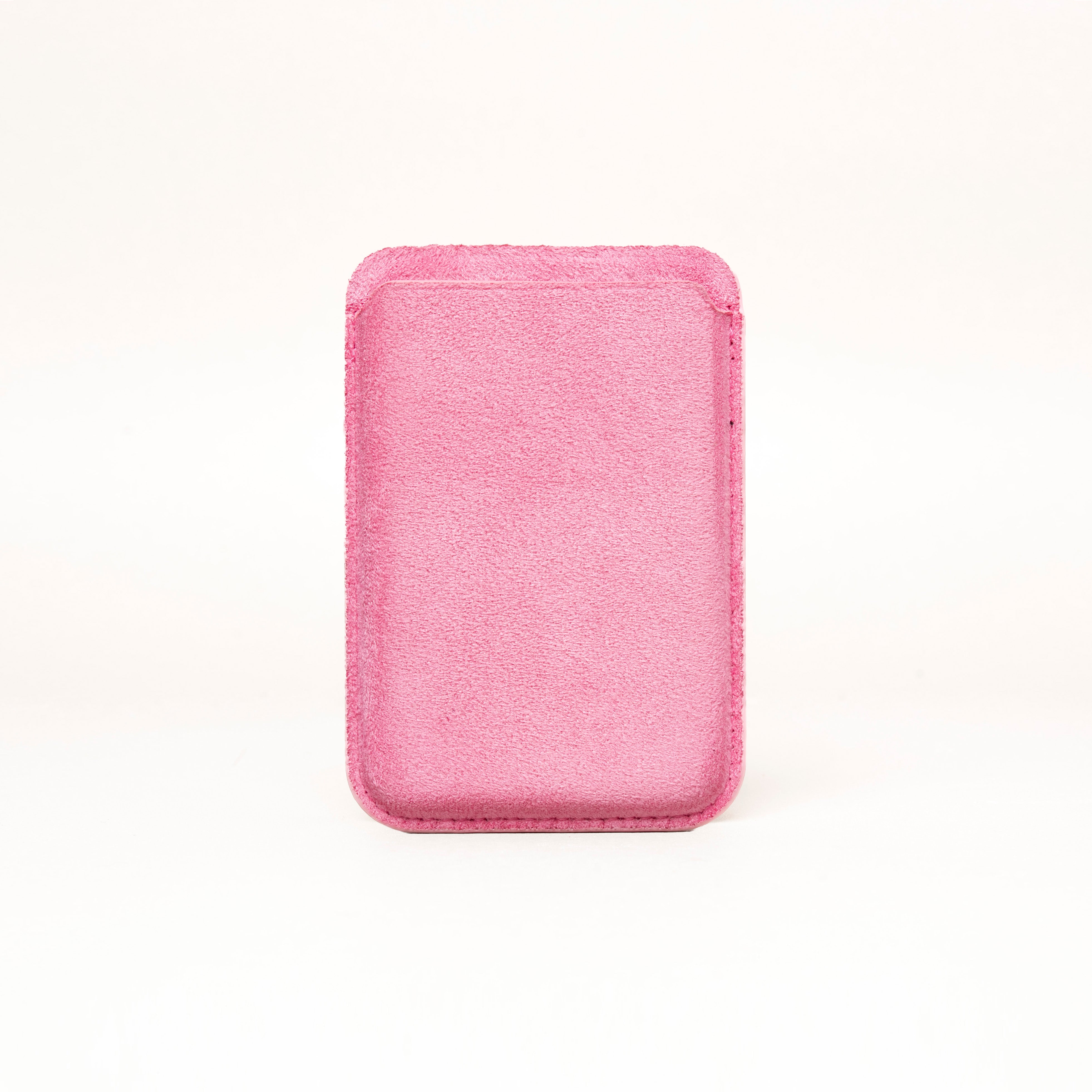 Alcantara Wallet - Pink