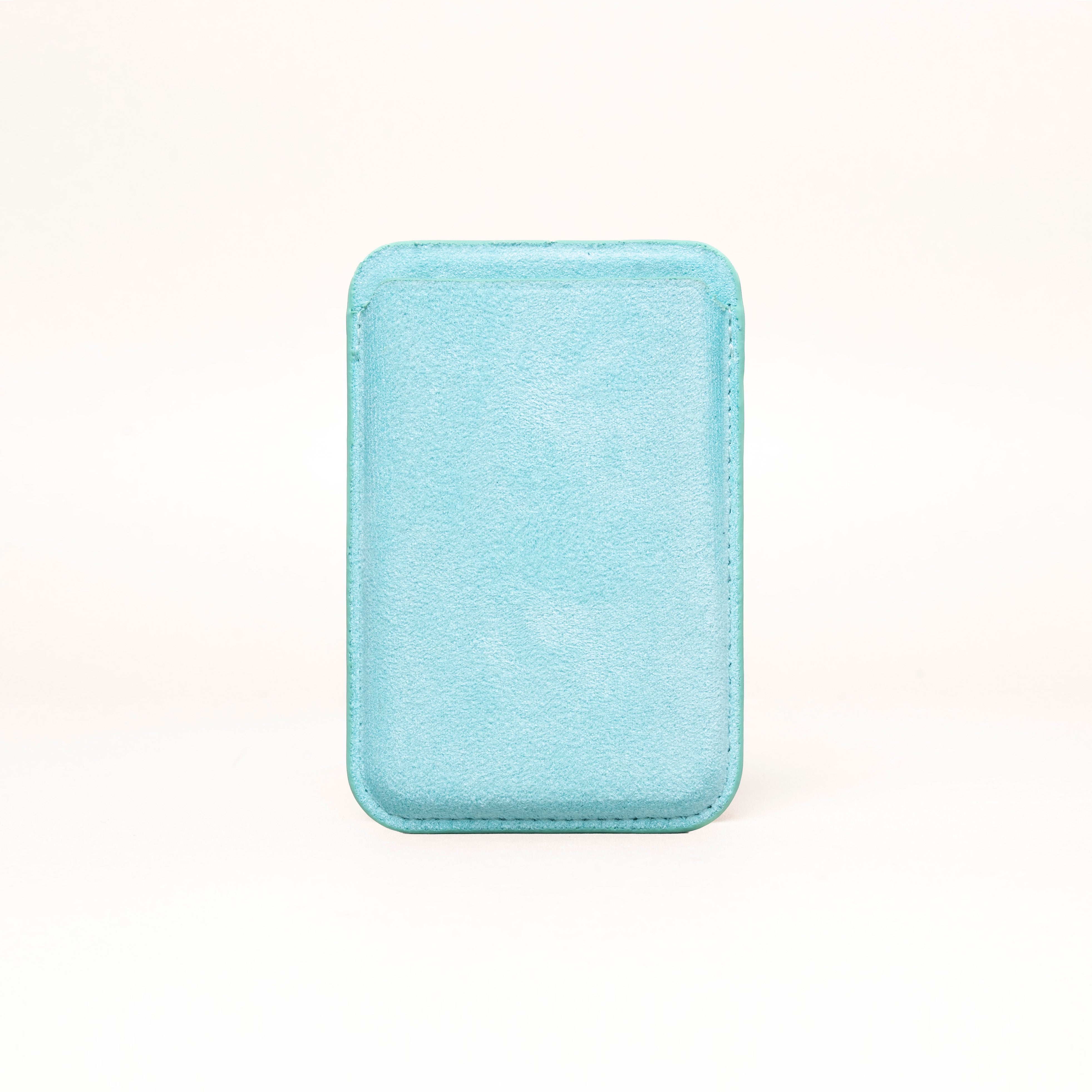 Alcantara Wallet - Turquoise