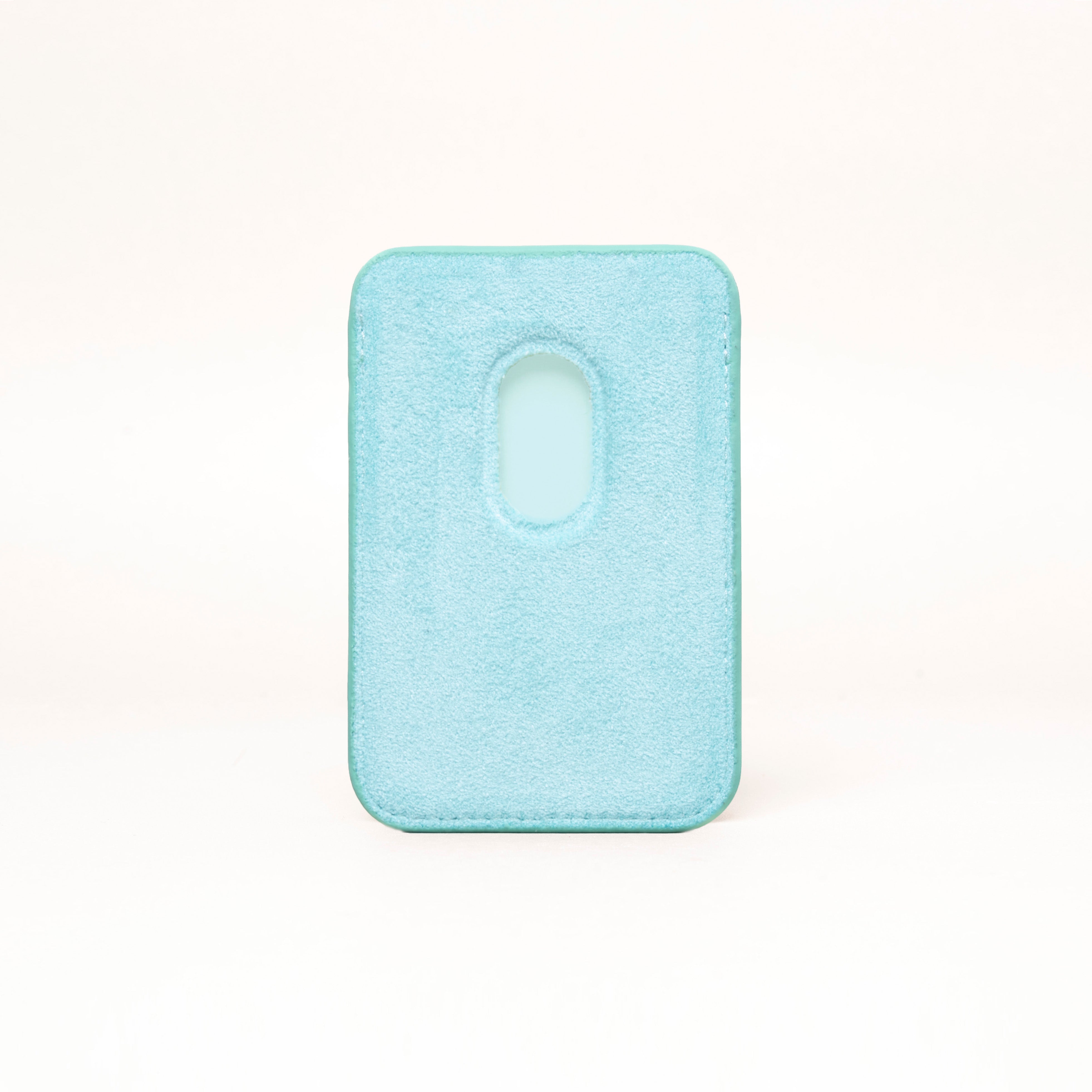 Alcantara Wallet - Turquoise