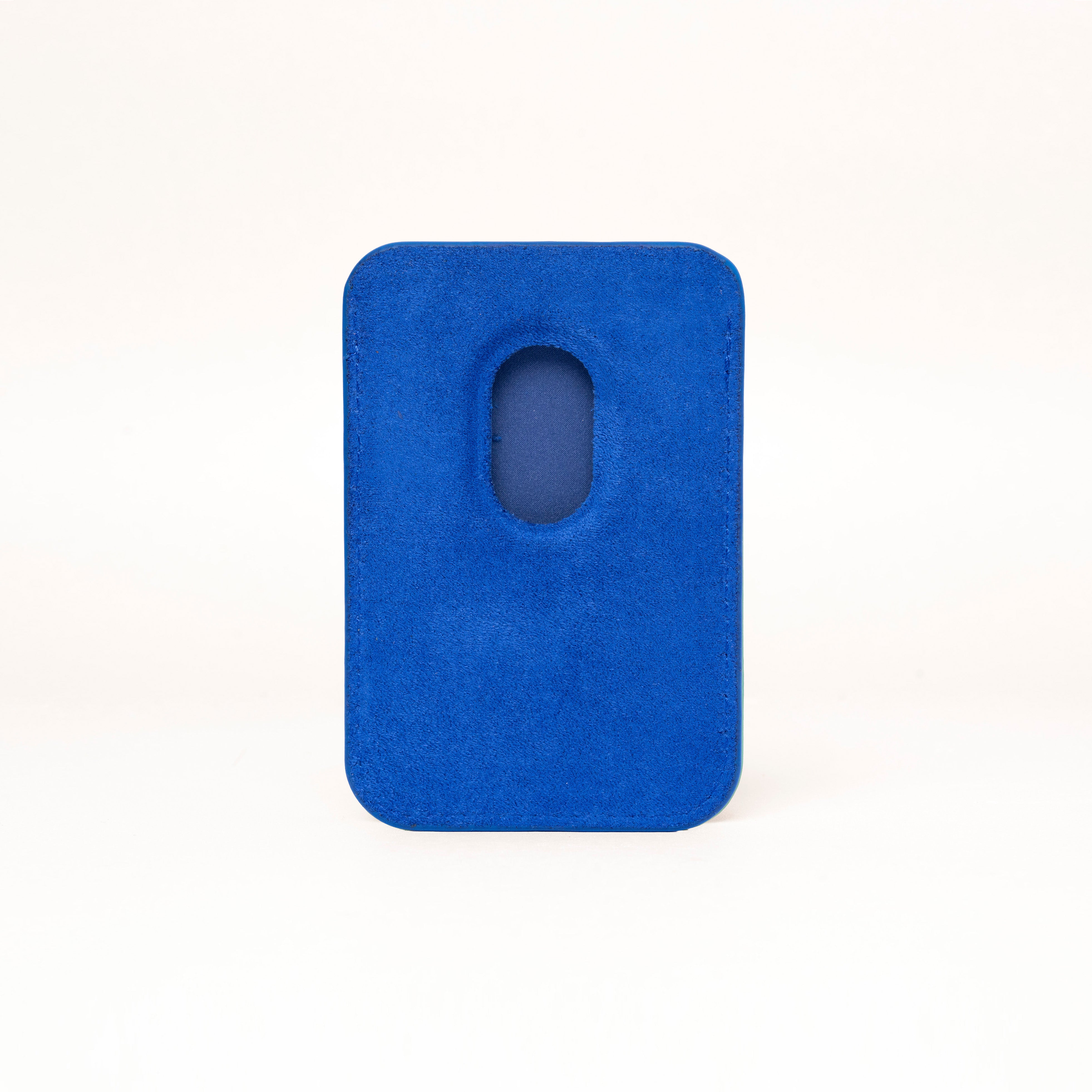 Alcantara Wallet - Electric Blue