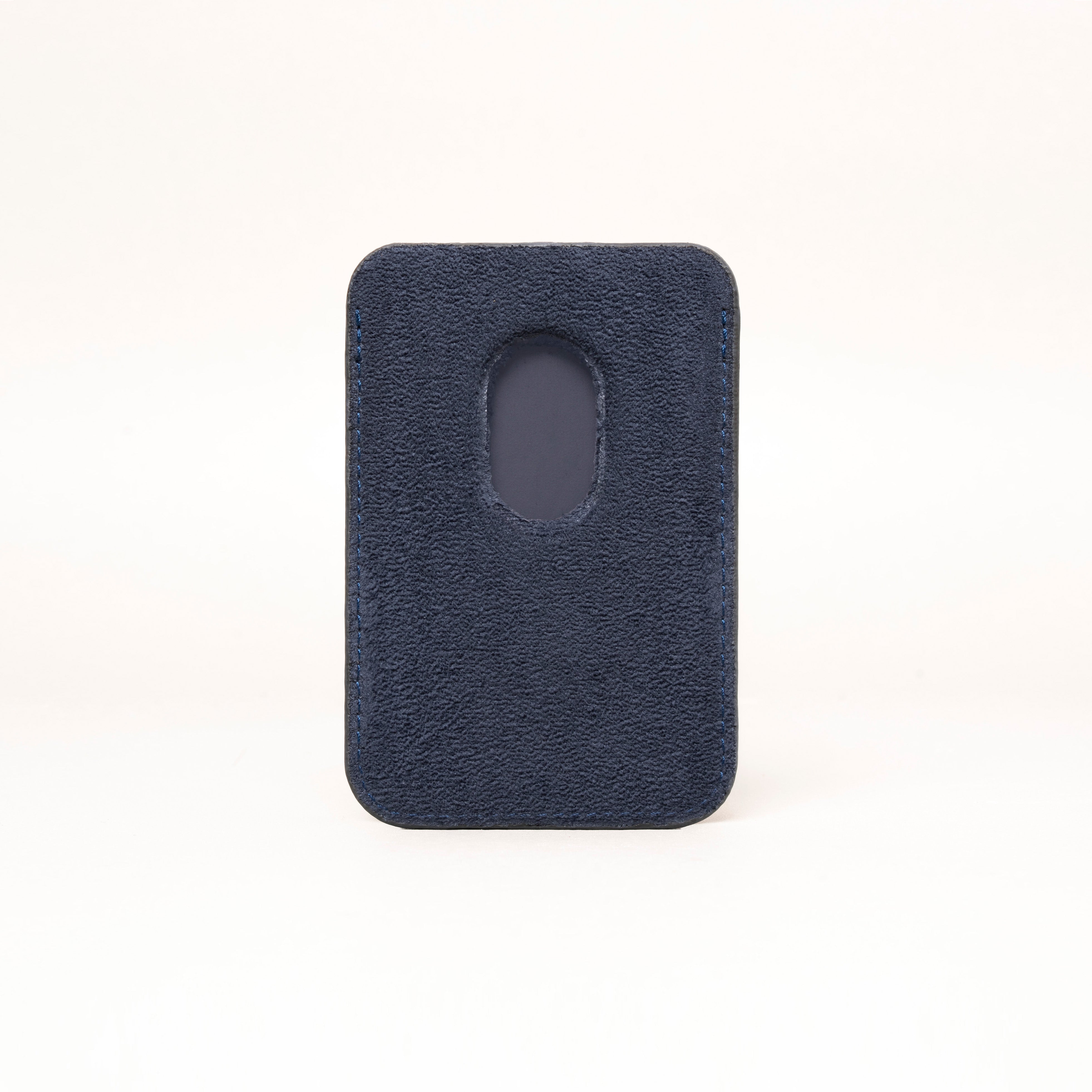 Alcantara Wallet - Navy Blue