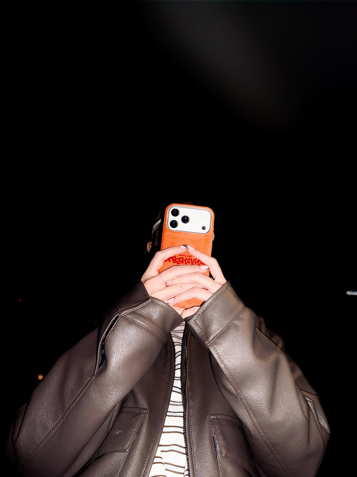Megan V. — iPhone 17 Pro Max - Suede Case - Orange