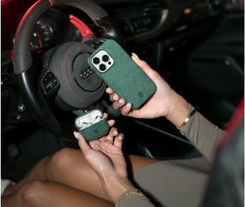 Megan V. — Green suede case