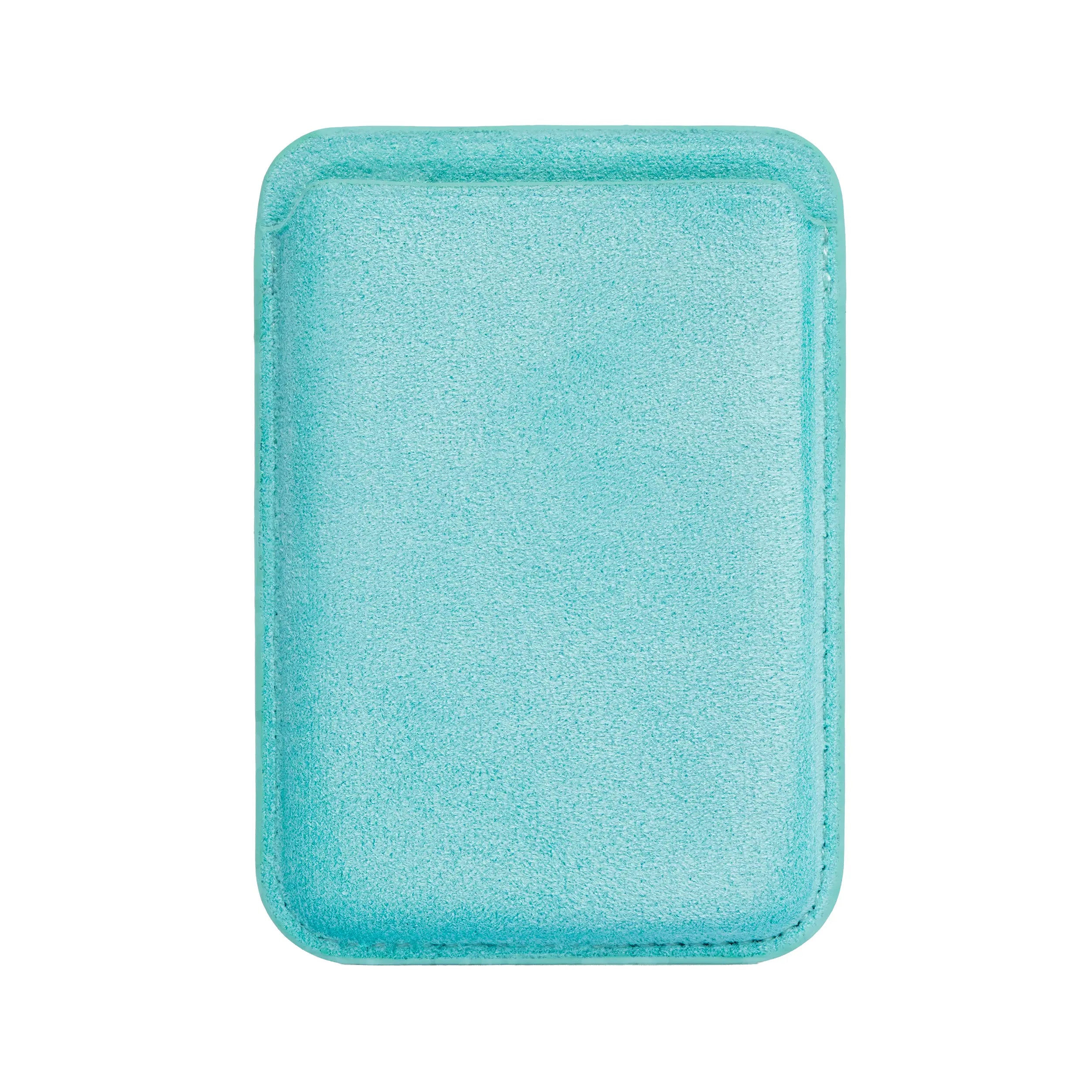 Suede Wallet - Turquoise