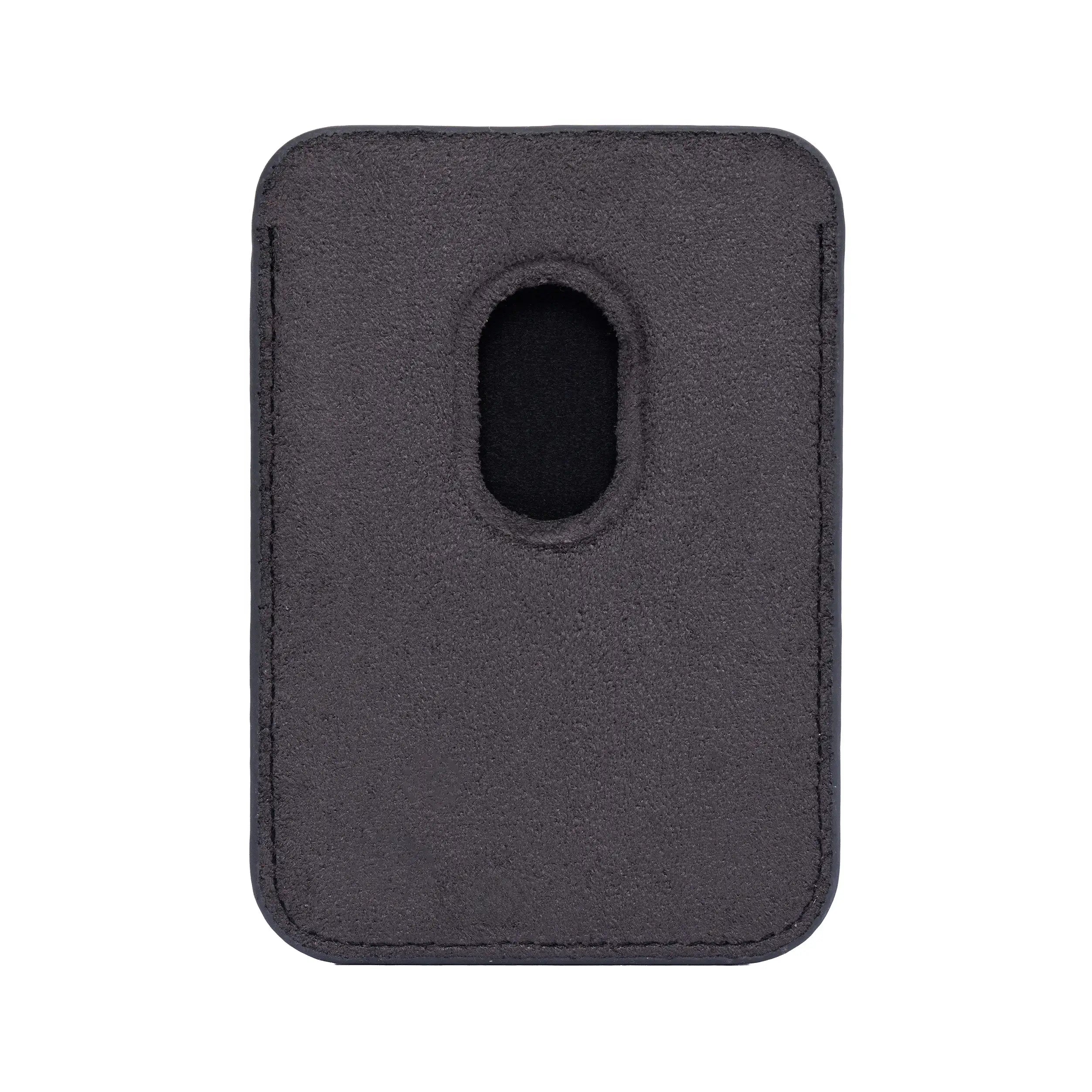 Suede Wallet - Dark Gray