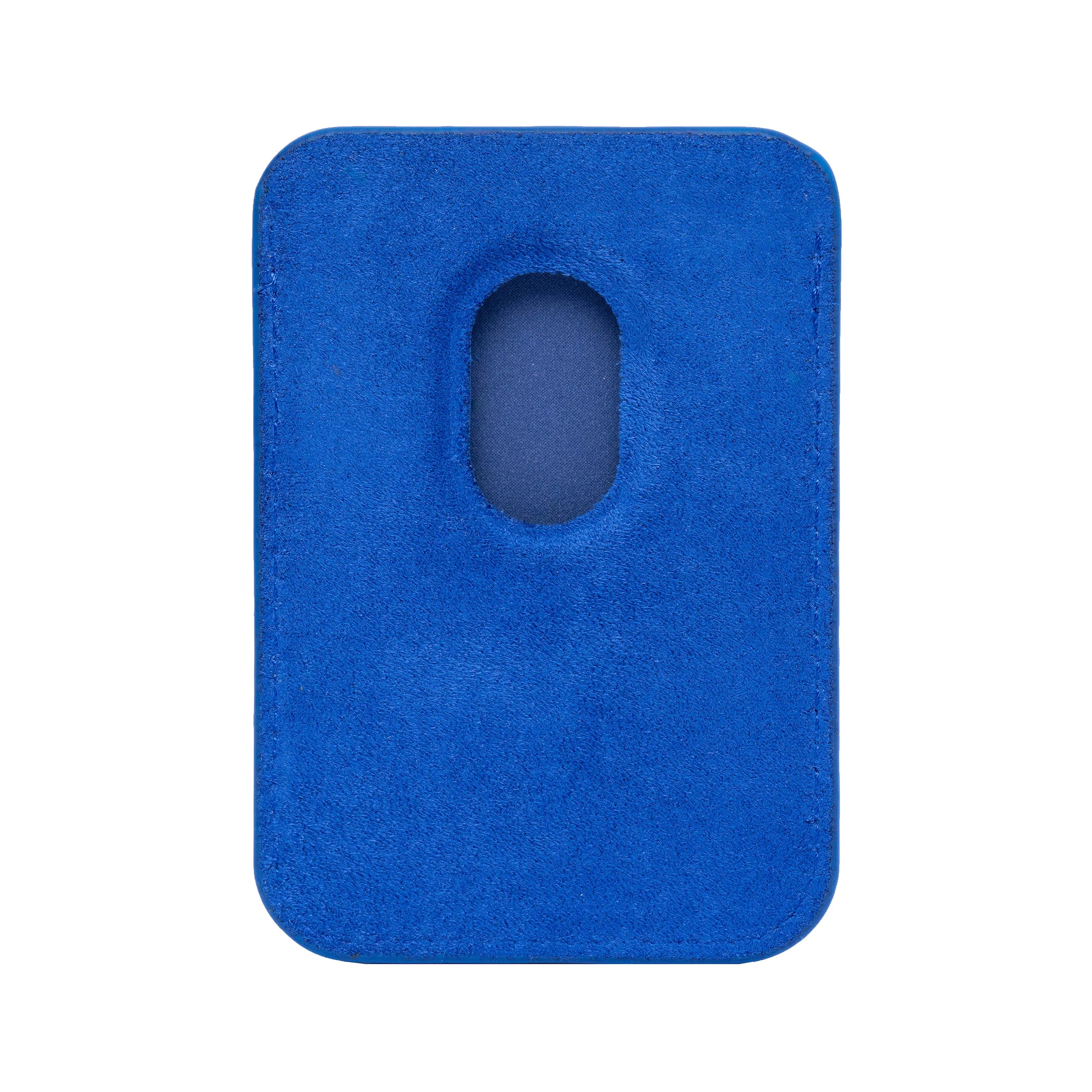 Suede Wallet - Electric Blue