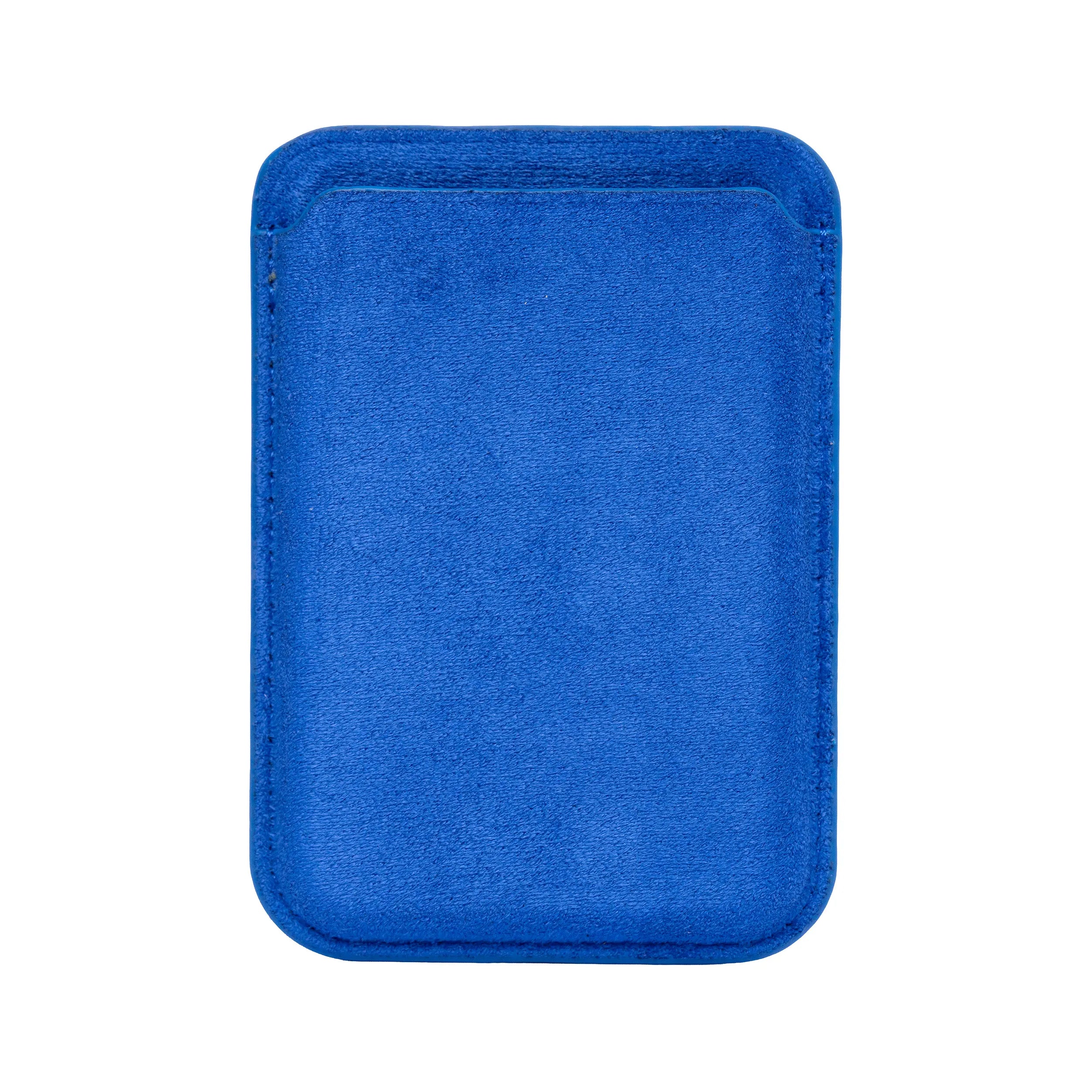Suede Wallet - Electric Blue