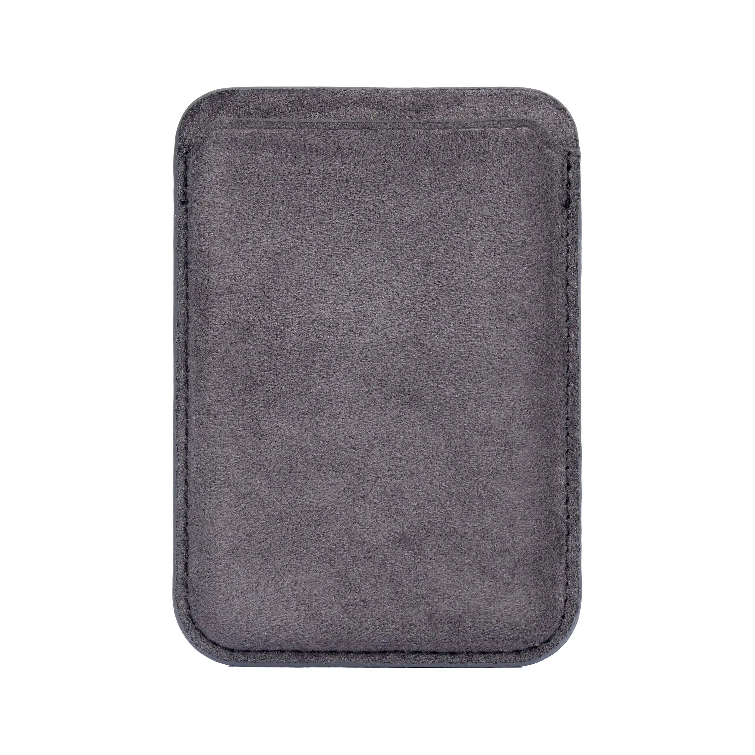 Suede Wallet - Nardo Gray