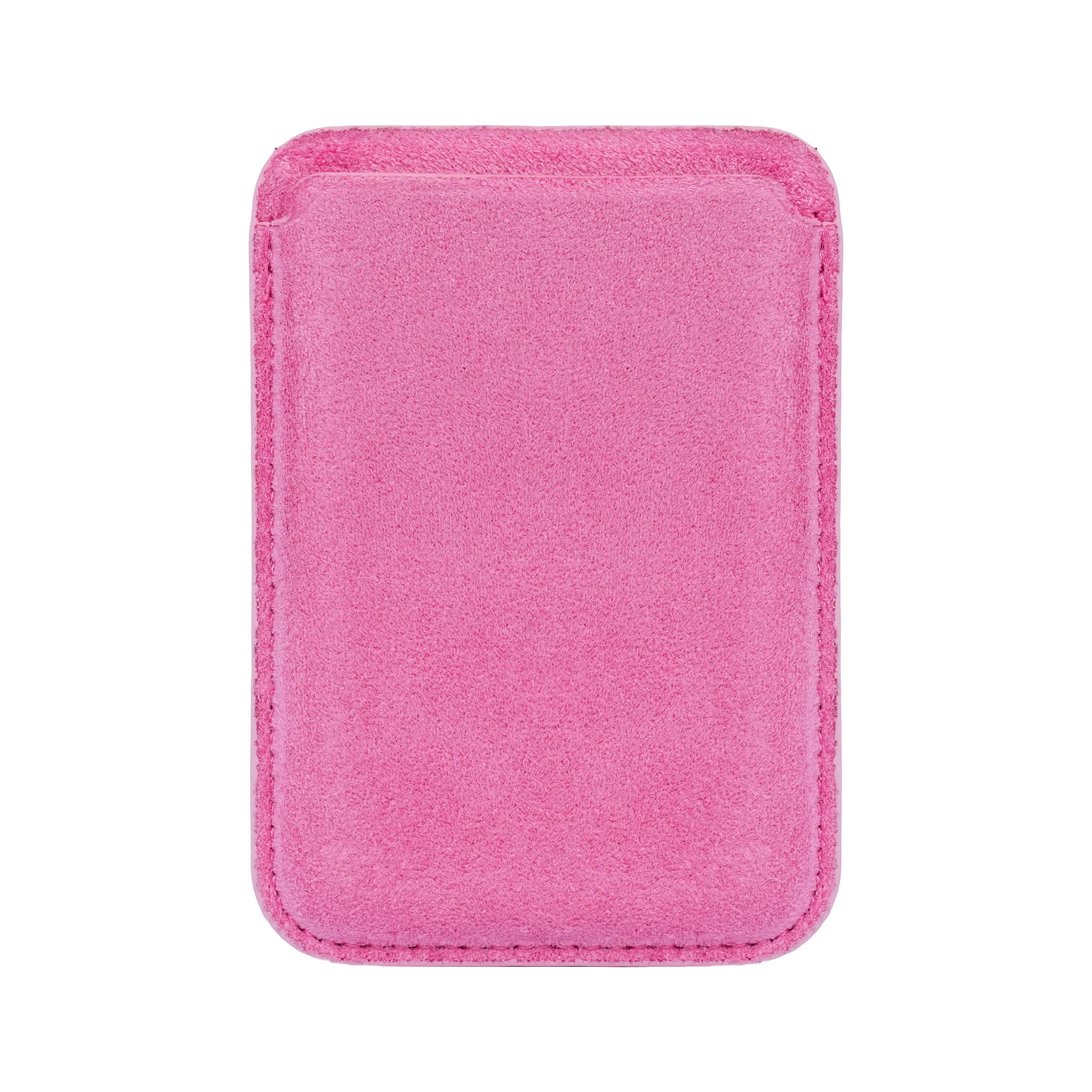Suede Wallet - Pink